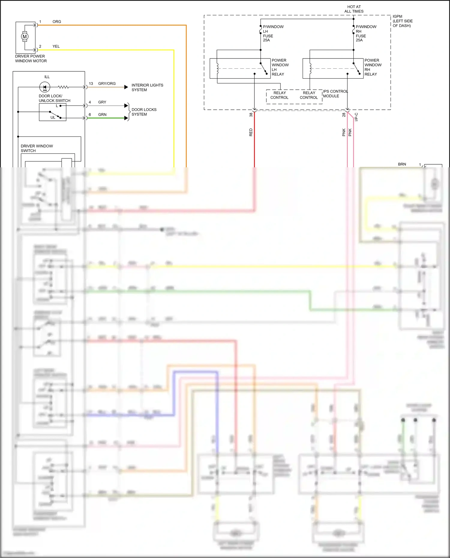 Wiring diagram off down for Hyundai Kona I (2017-2021) (1 of 3)