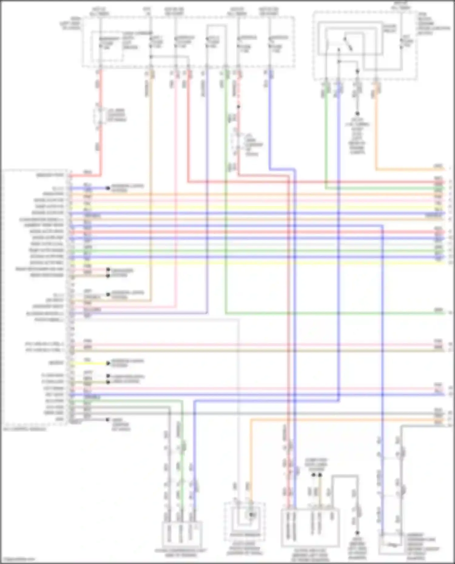 Wiring diagram on/start input for Hyundai Kona I (2017-2021) (2 of 16)