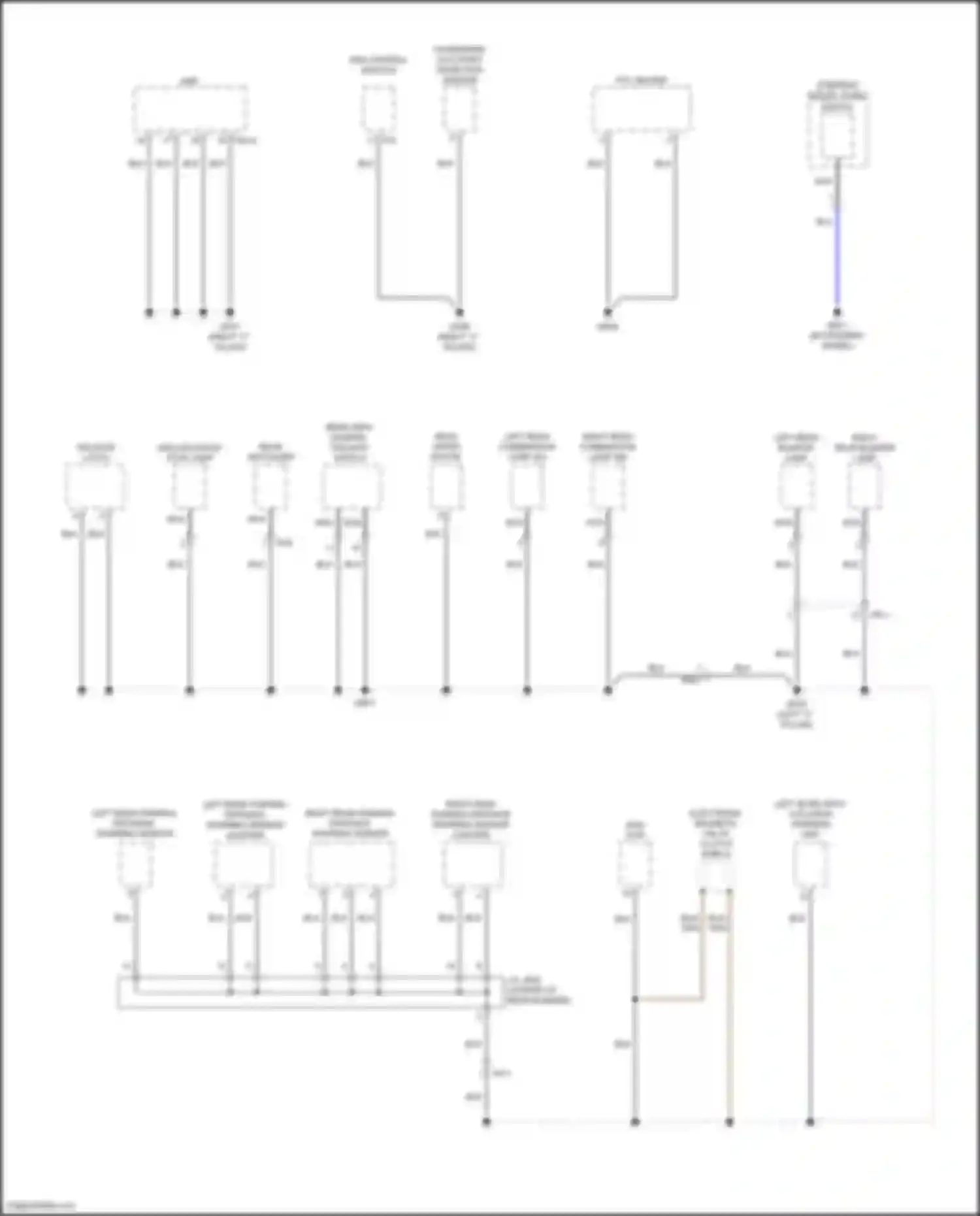 Wiring diagram passenger occupant detection sensor for Hyundai Kona I (2017-2021) (2 of 4)