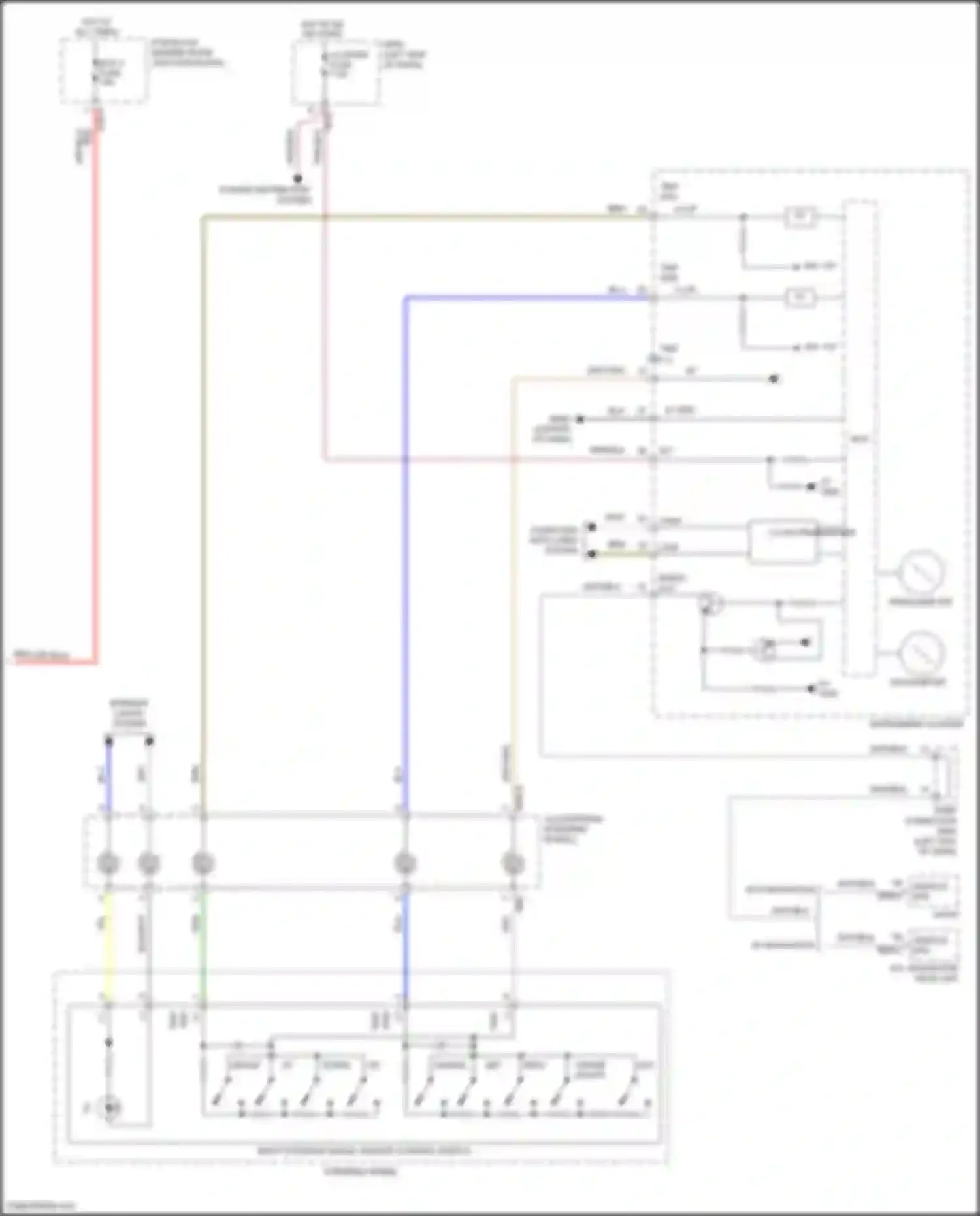 Wiring diagram power distribution system for Hyundai Kona I (2017-2021) (2 of 22)