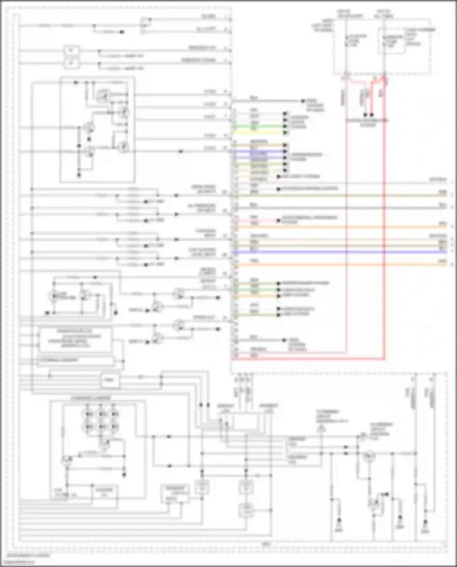 Wiring diagram rheostat up in for Hyundai Kona I (2017-2021) (1 of 1)