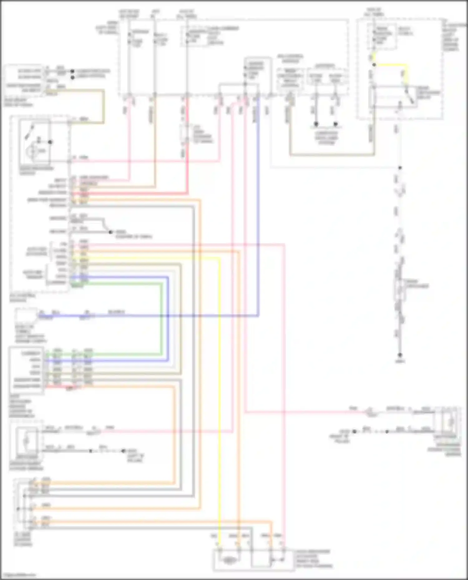 Wiring diagram sens pwr sensor ground for Hyundai Kona I (2017-2021) (1 of 1)
