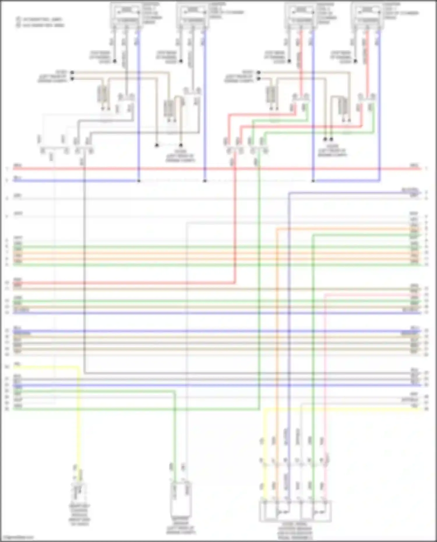 Wiring diagram smart key control module for Hyundai Kona I (2017-2021) (17 of 17)