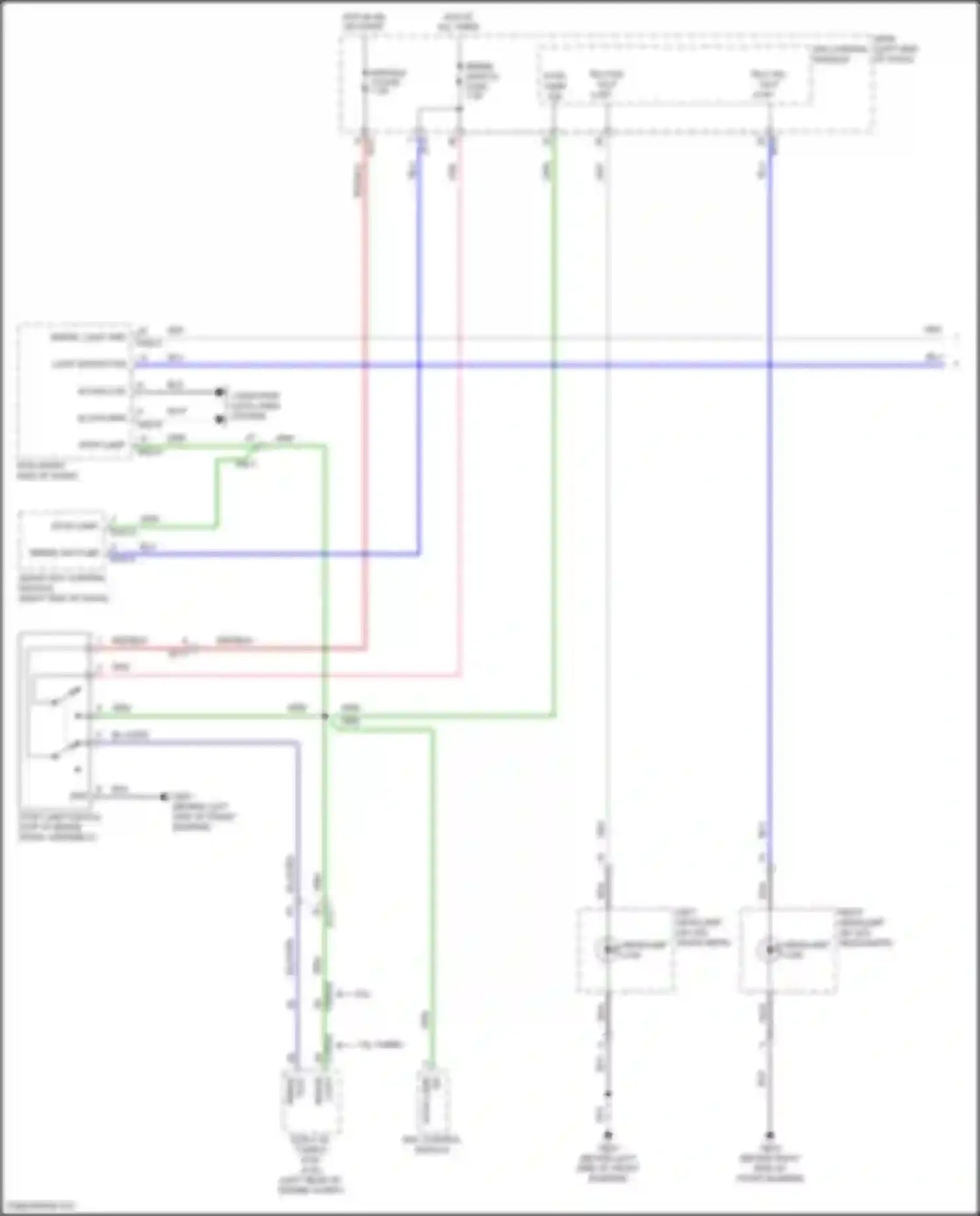 Wiring diagram stop lamp sw for Hyundai Kona I (2017-2021) (4 of 5)