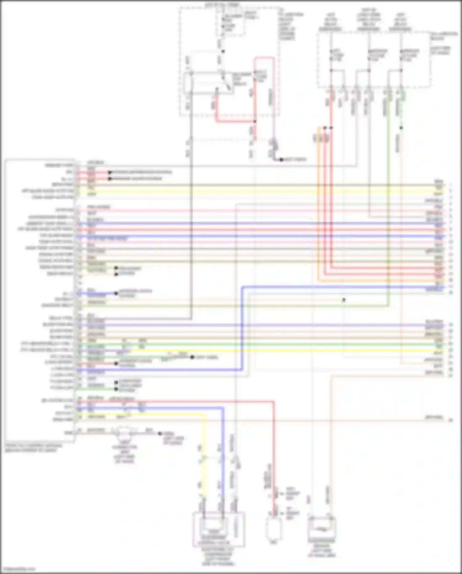 Palisade Hyundai I facelift (2022-2024): Manual a/c circuit (1 of 4)
