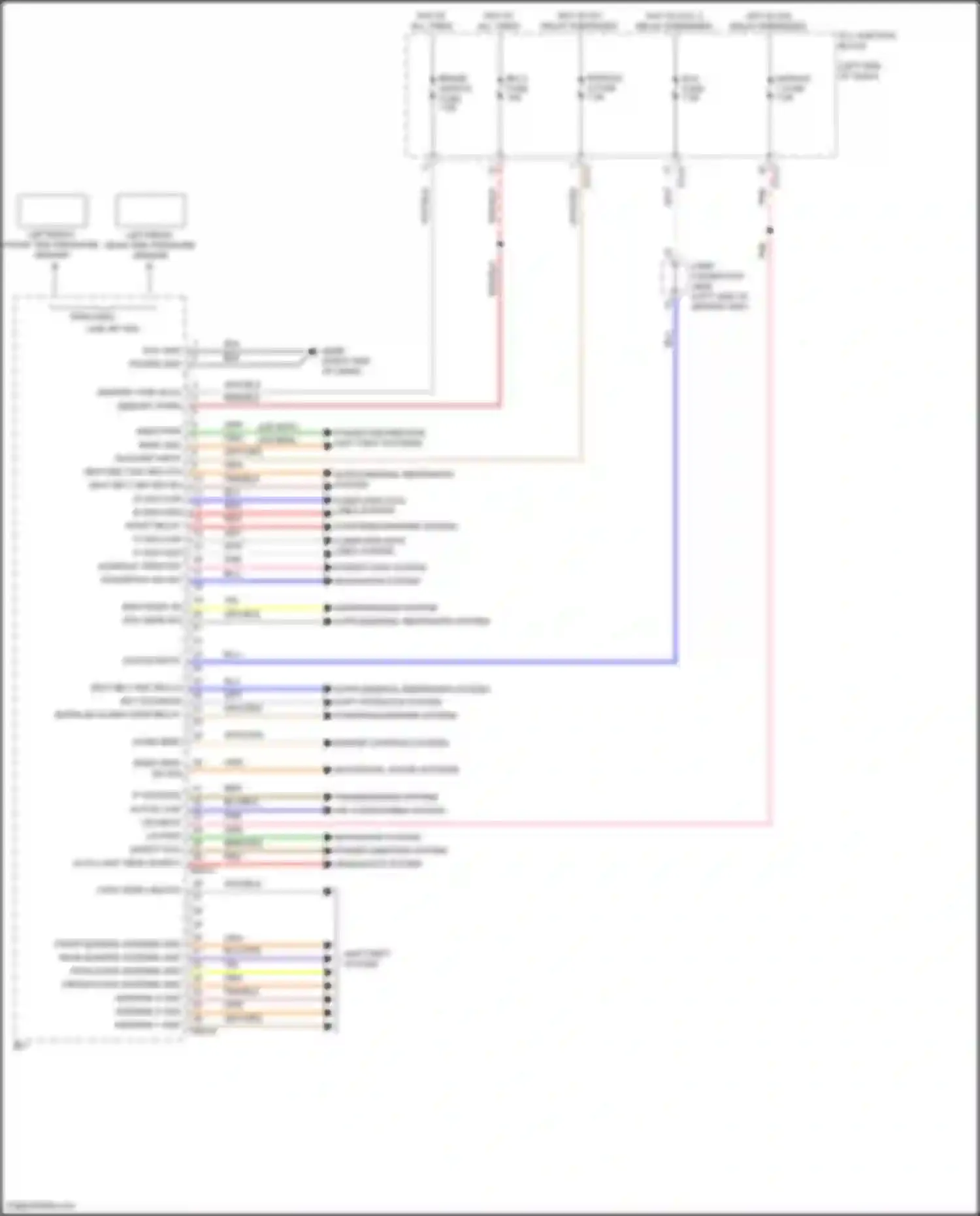 Palisade Hyundai I facelift (2022-2024): Integrated control unit circuit (1 of 2)