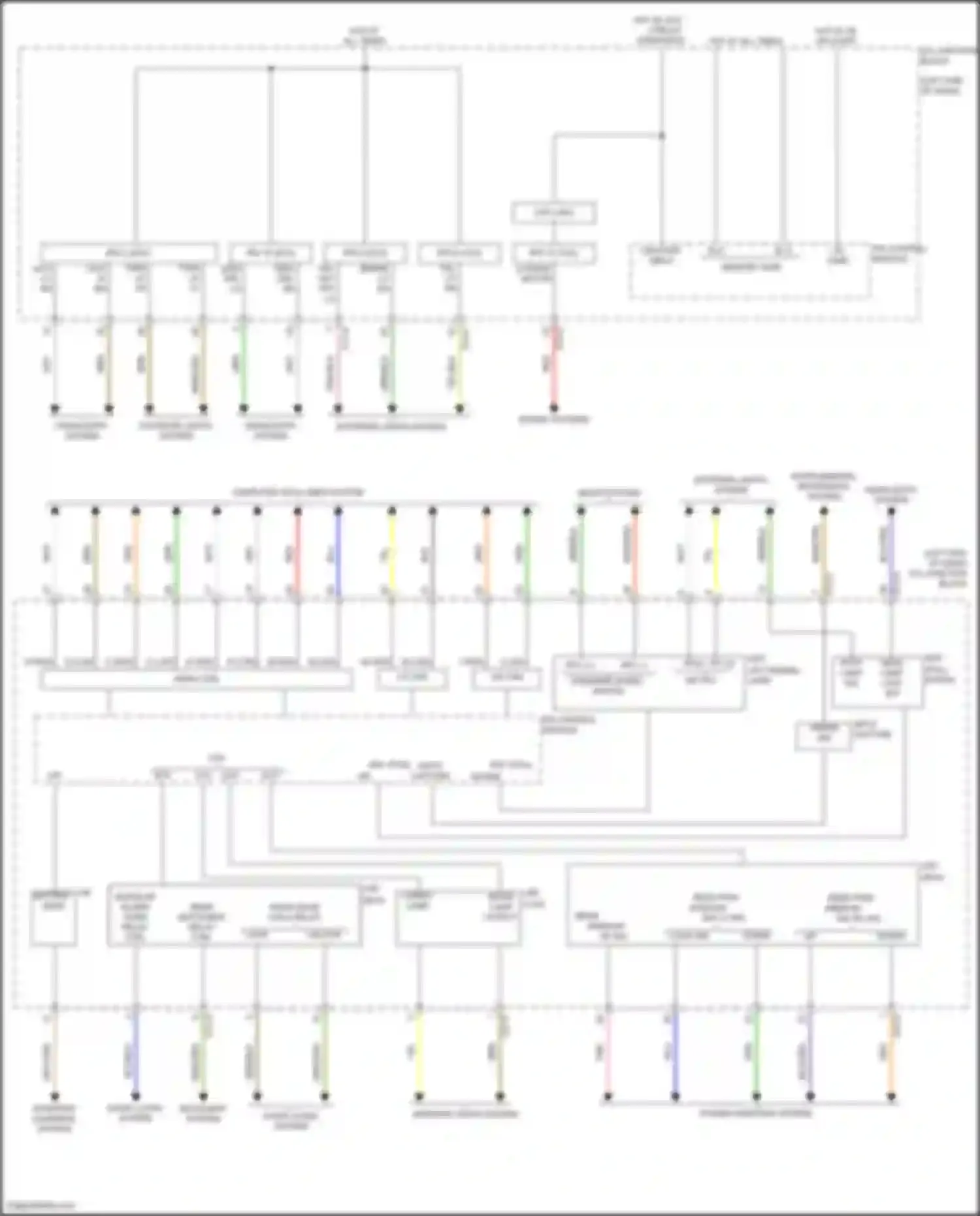 Palisade Hyundai I facelift (2022-2024): Ips control module circuit (2 of 3)