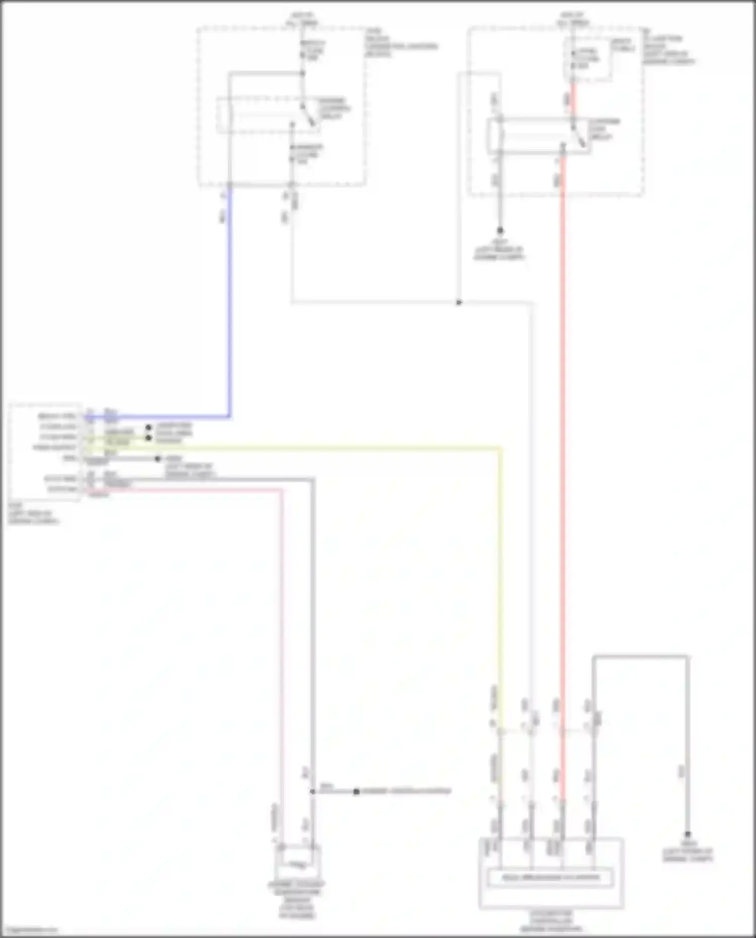 Palisade Hyundai I facelift (2022-2024): Cooling fan circuit