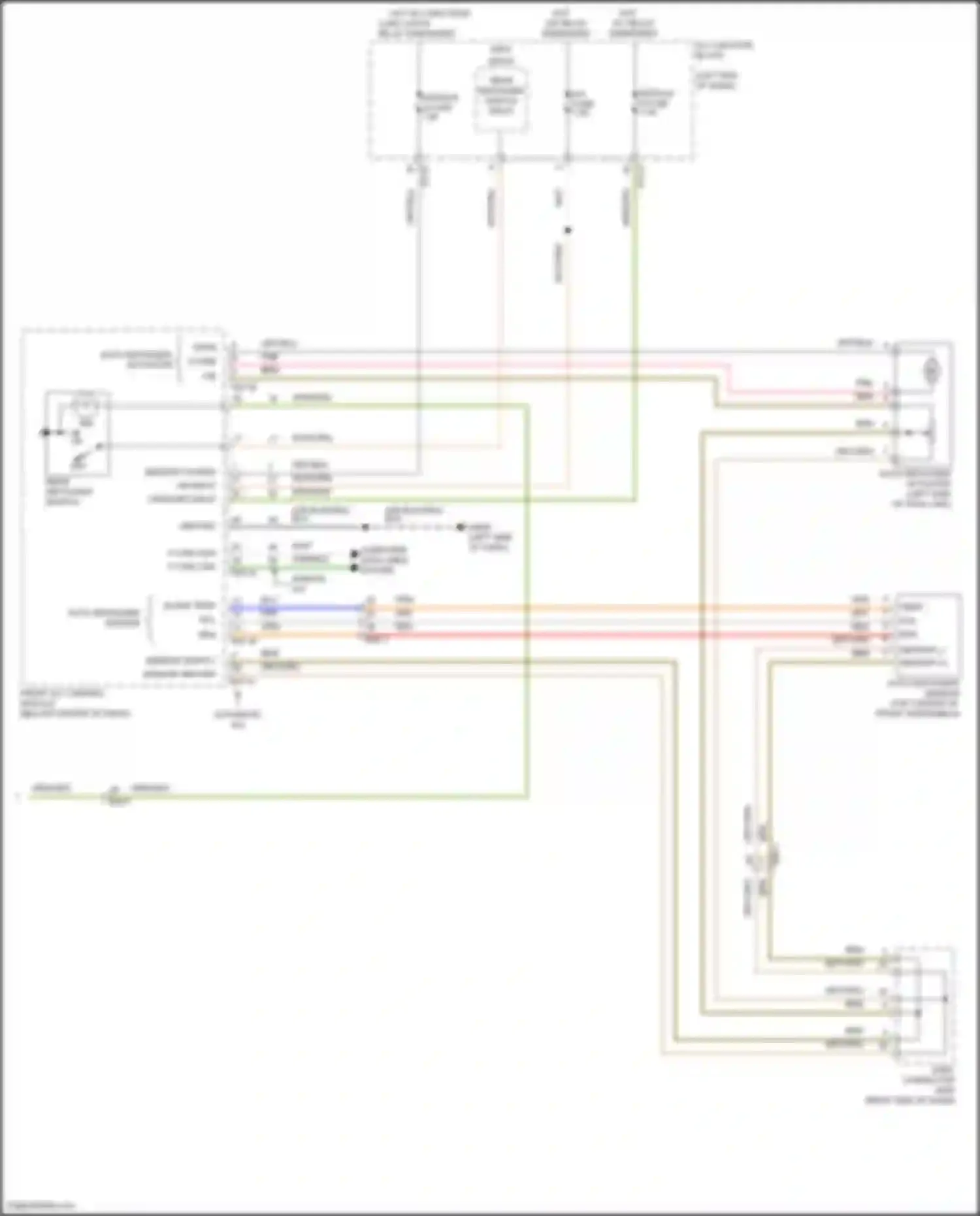 Palisade Hyundai I facelift (2022-2024): Defoggers circuit, w/ auto defogger (2 of 2)