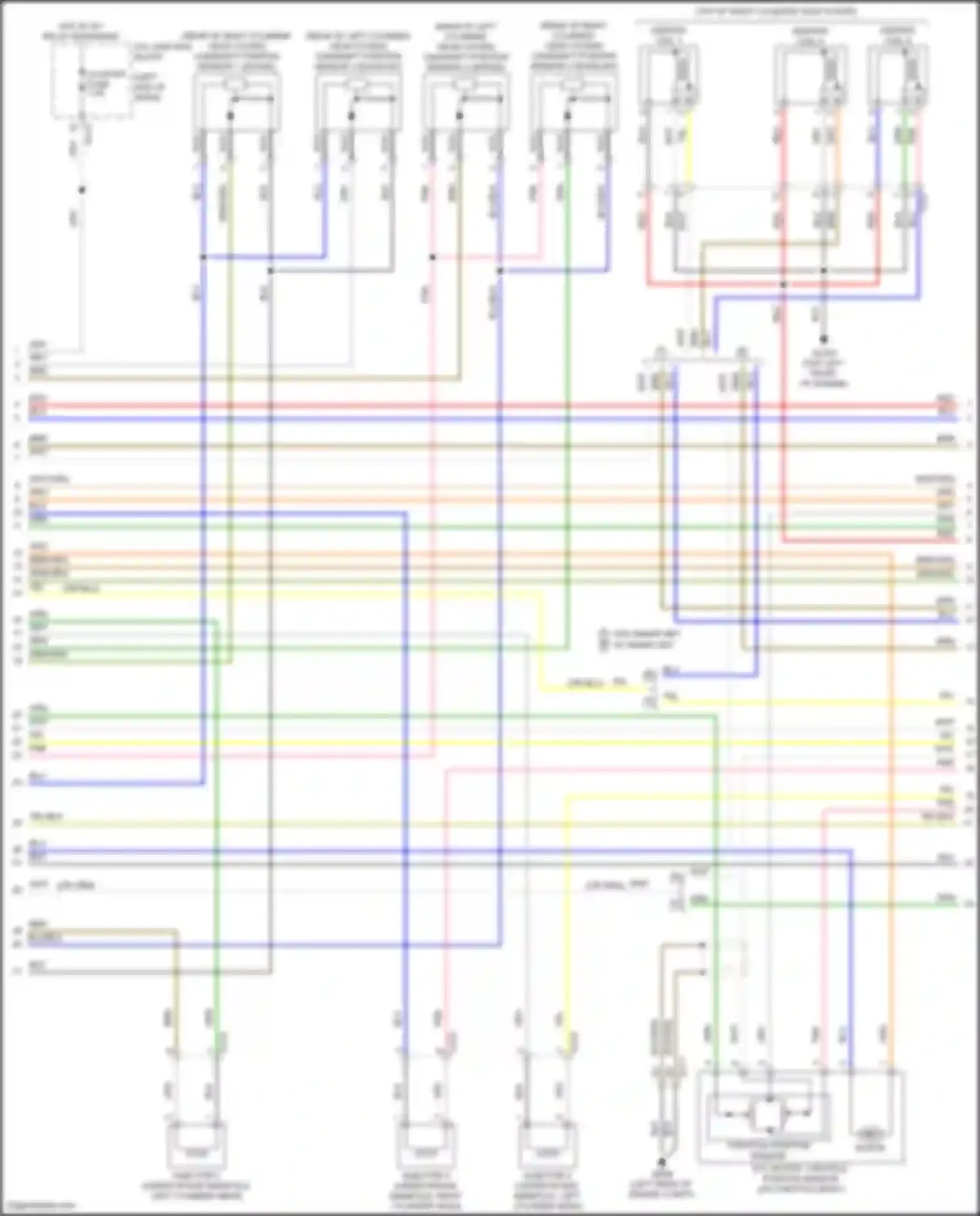 Palisade Hyundai I facelift (2022-2024): Wiring diagram engine performance 3.8l (2 of 8)