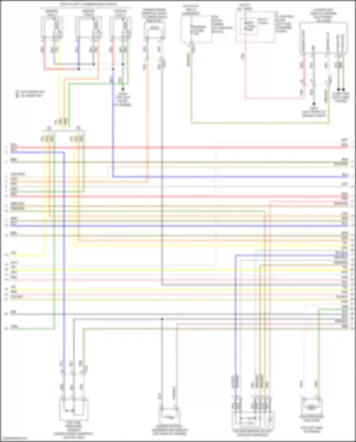 Palisade Hyundai I facelift (2022-2024): Wiring diagram engine performance 3.8l (3 of 8)