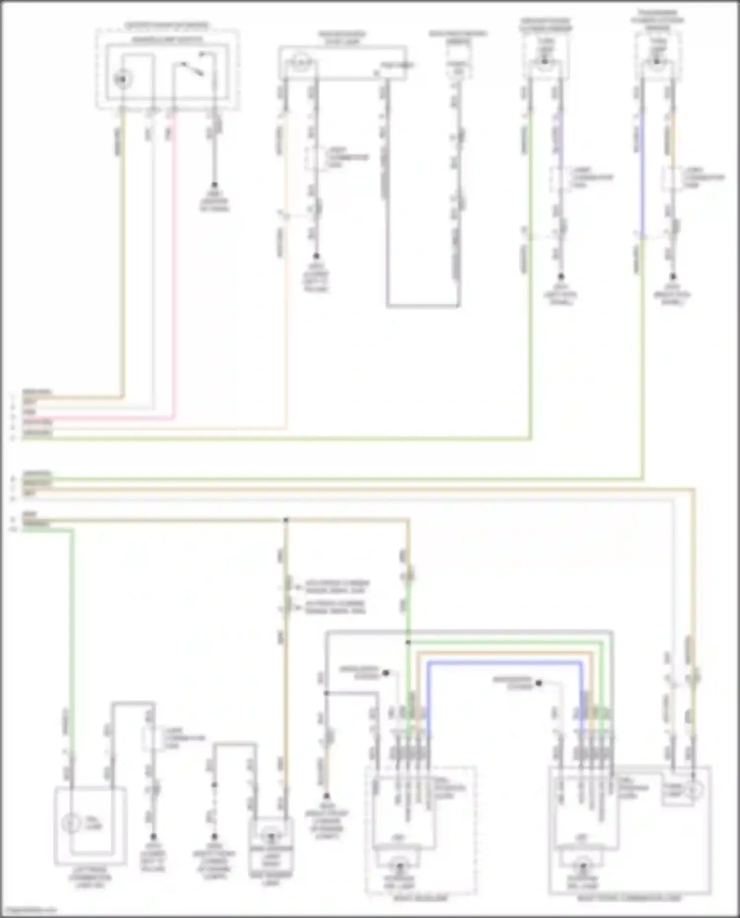 Palisade Hyundai I facelift (2022-2024): Exterior lamps circuit (4 of 4)