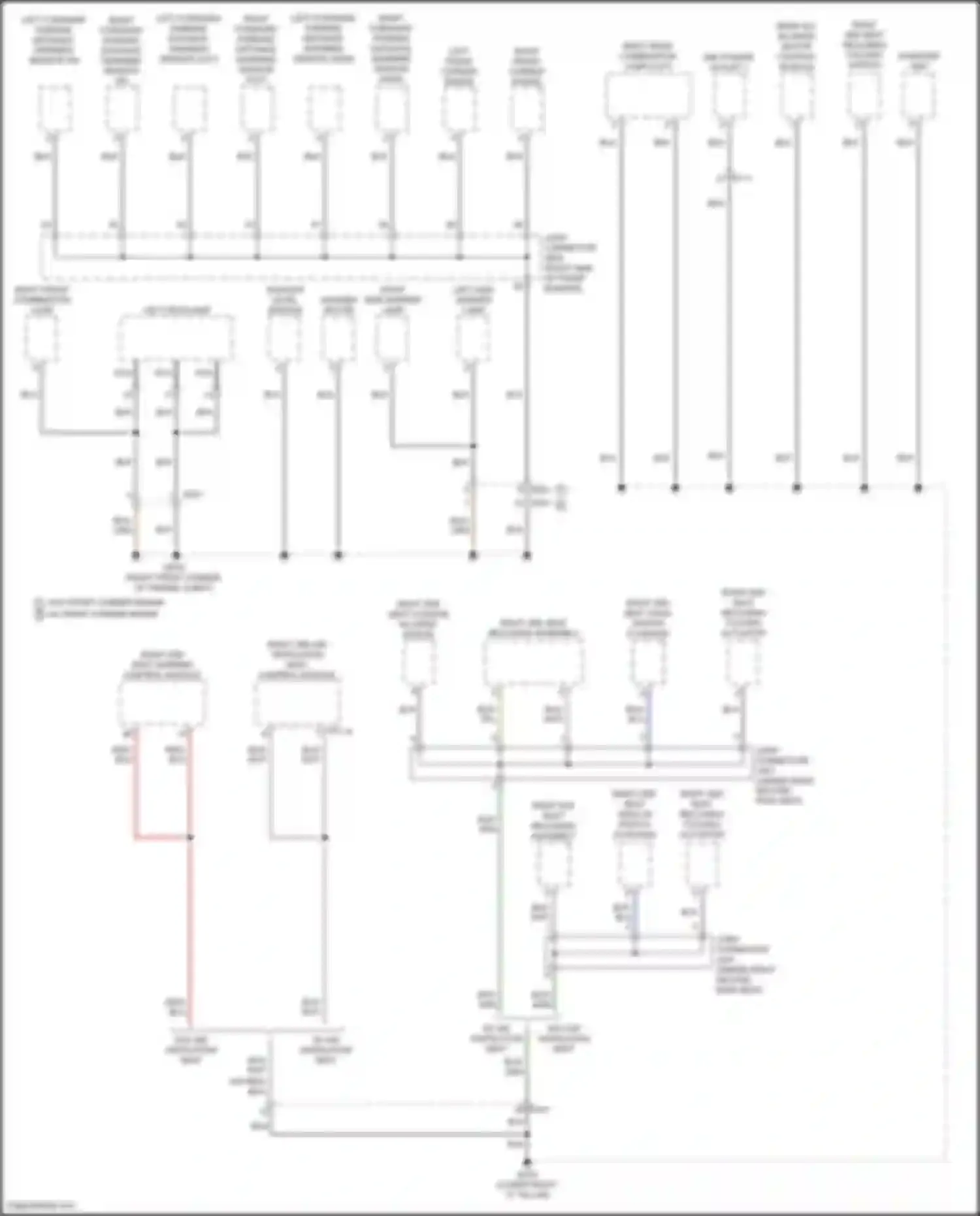 Palisade Hyundai I facelift (2022-2024): Ground distribution circuit (8 of 8)