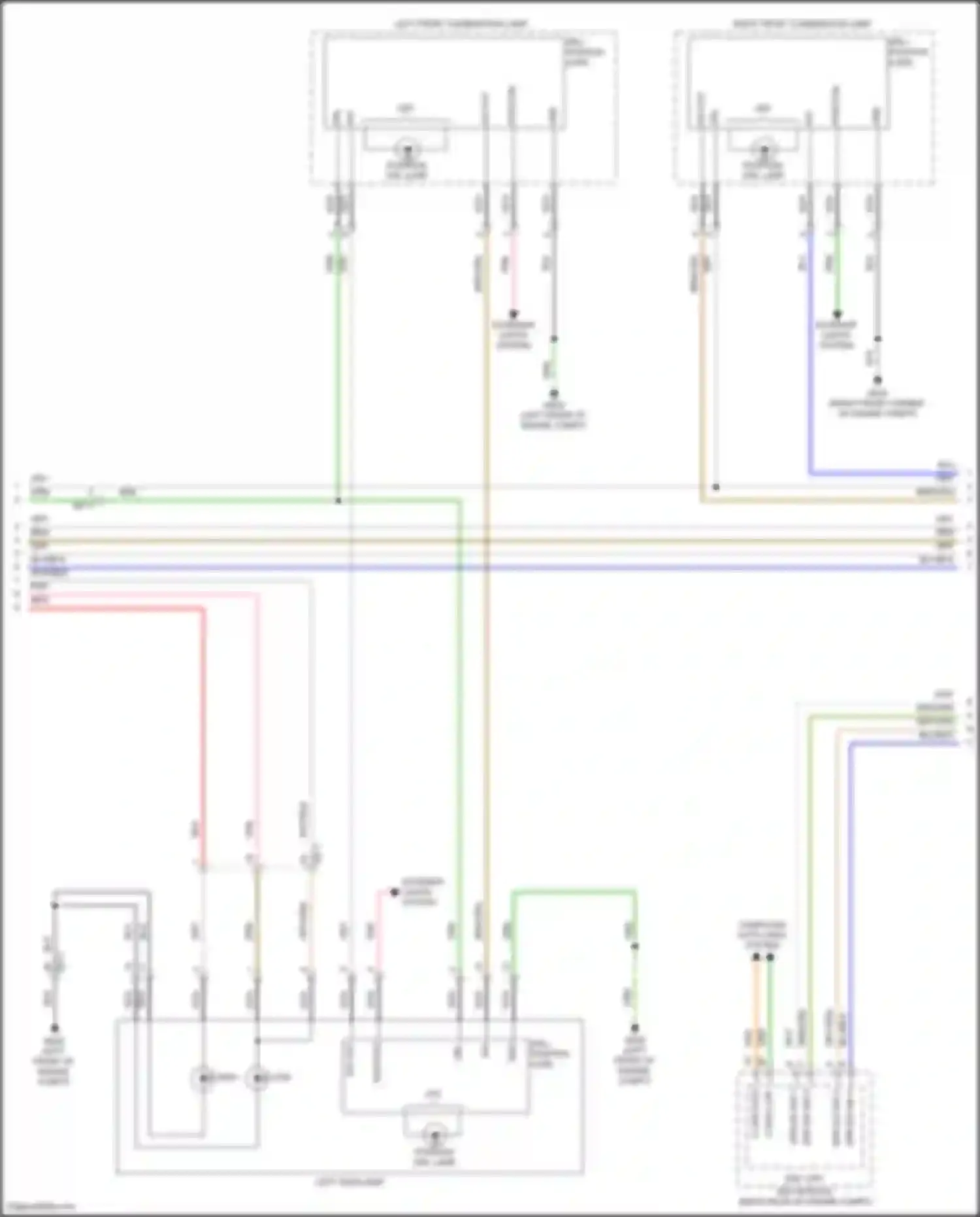 Palisade Hyundai I facelift (2022-2024): Autolamps circuit (2 of 3)