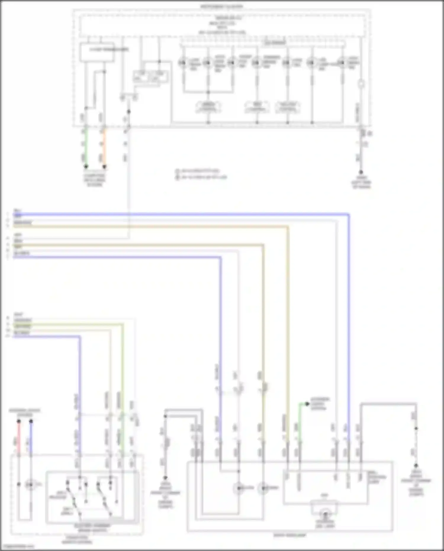 Palisade Hyundai I facelift (2022-2024): Headlamps circuit (3 of 3)