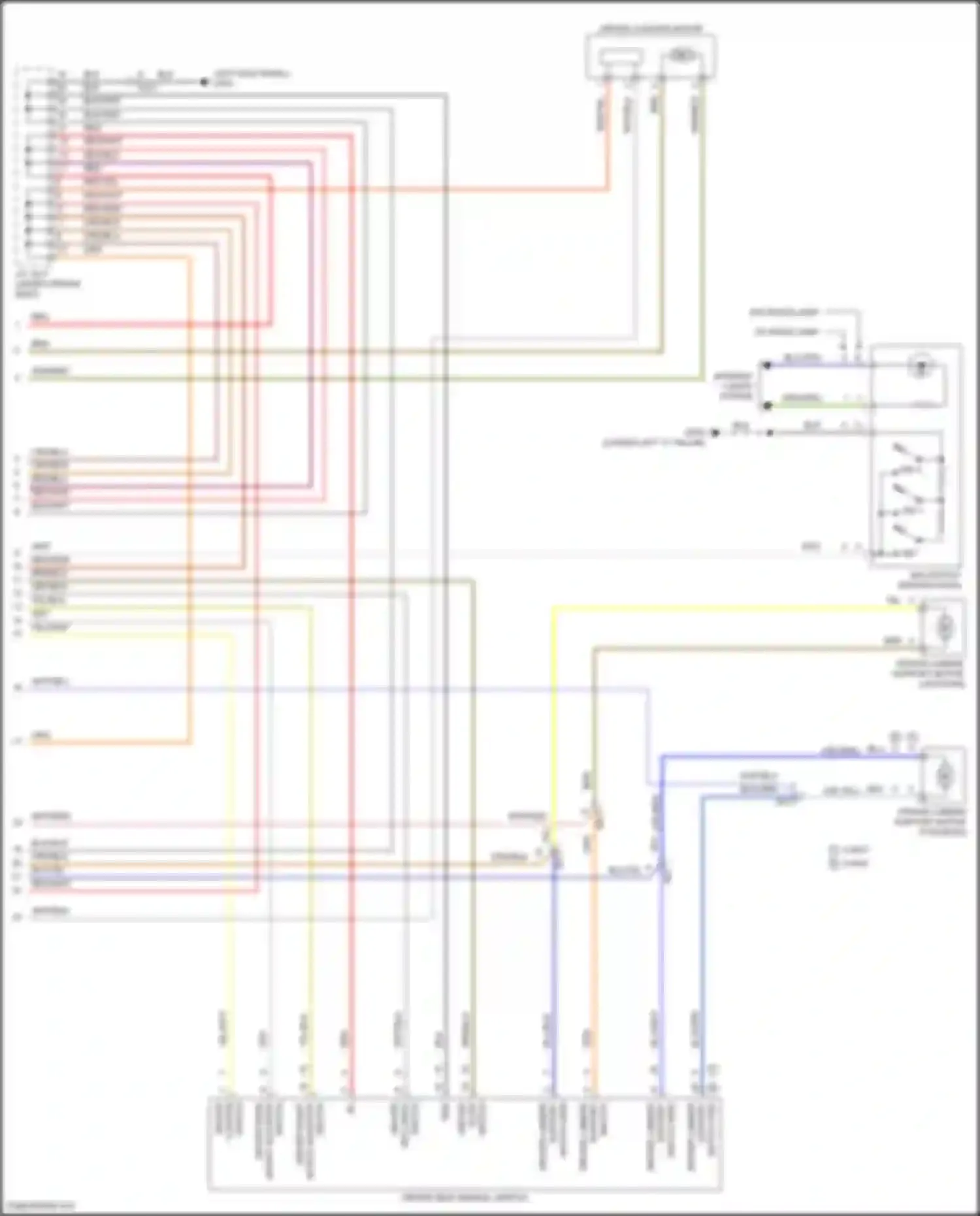 Palisade Hyundai I facelift (2022-2024): Driver"s memory seat circuit, w/o relax (2 of 2)
