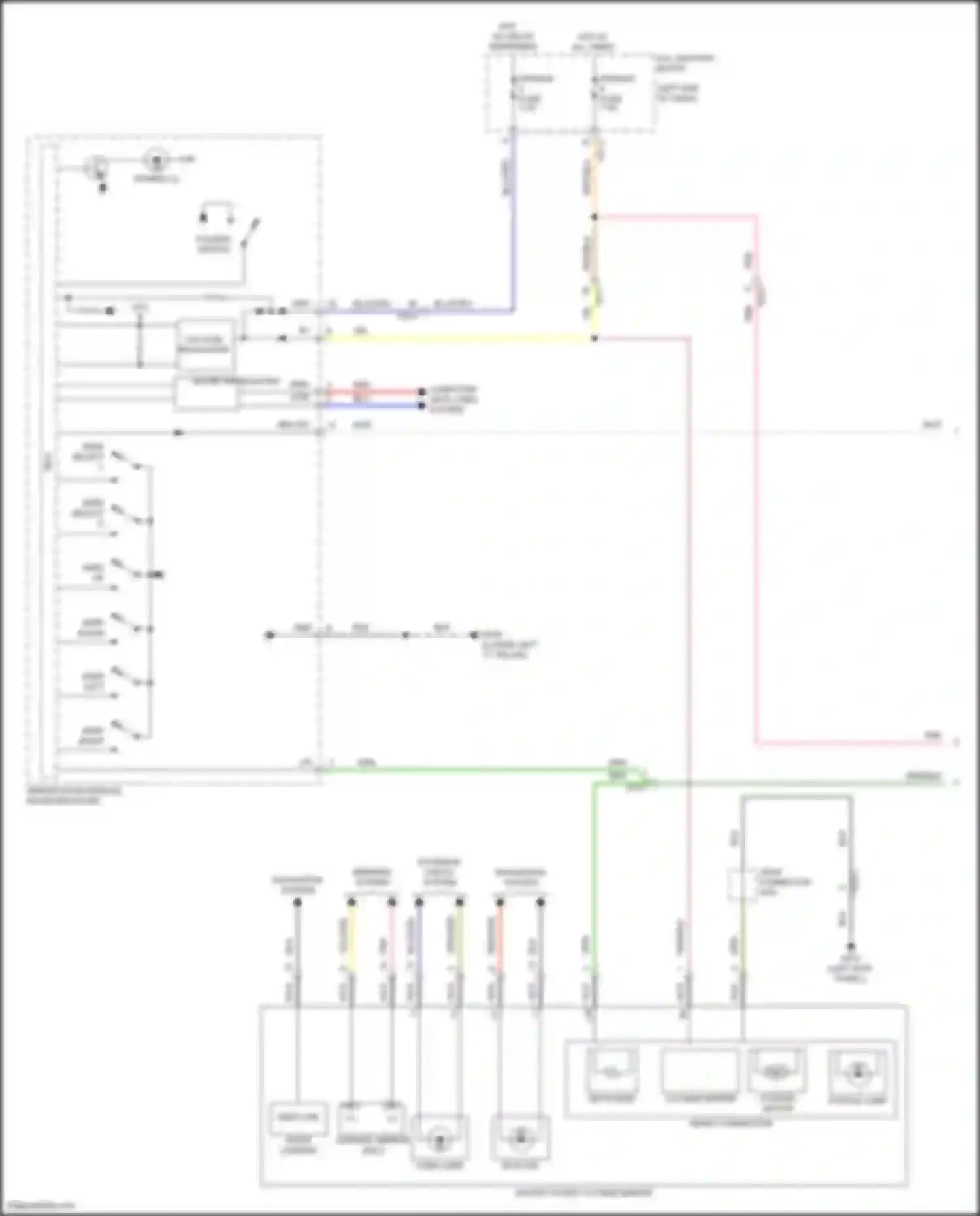Palisade Hyundai I facelift (2022-2024): Memory mirrors circuit (1 of 2)