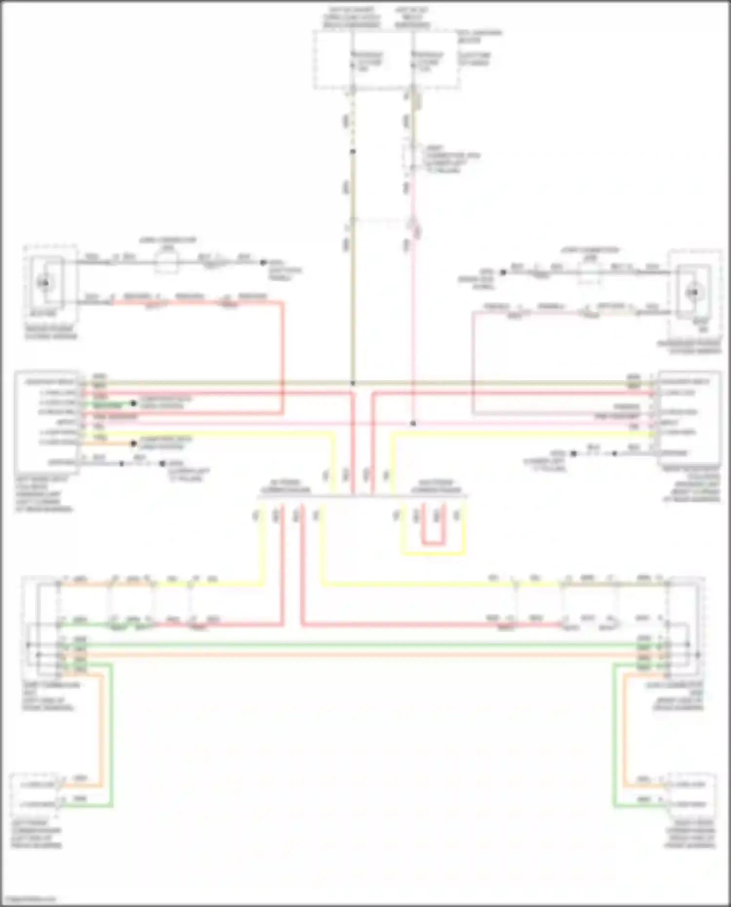 Palisade Hyundai I facelift (2022-2024): Blind spot information system circuit