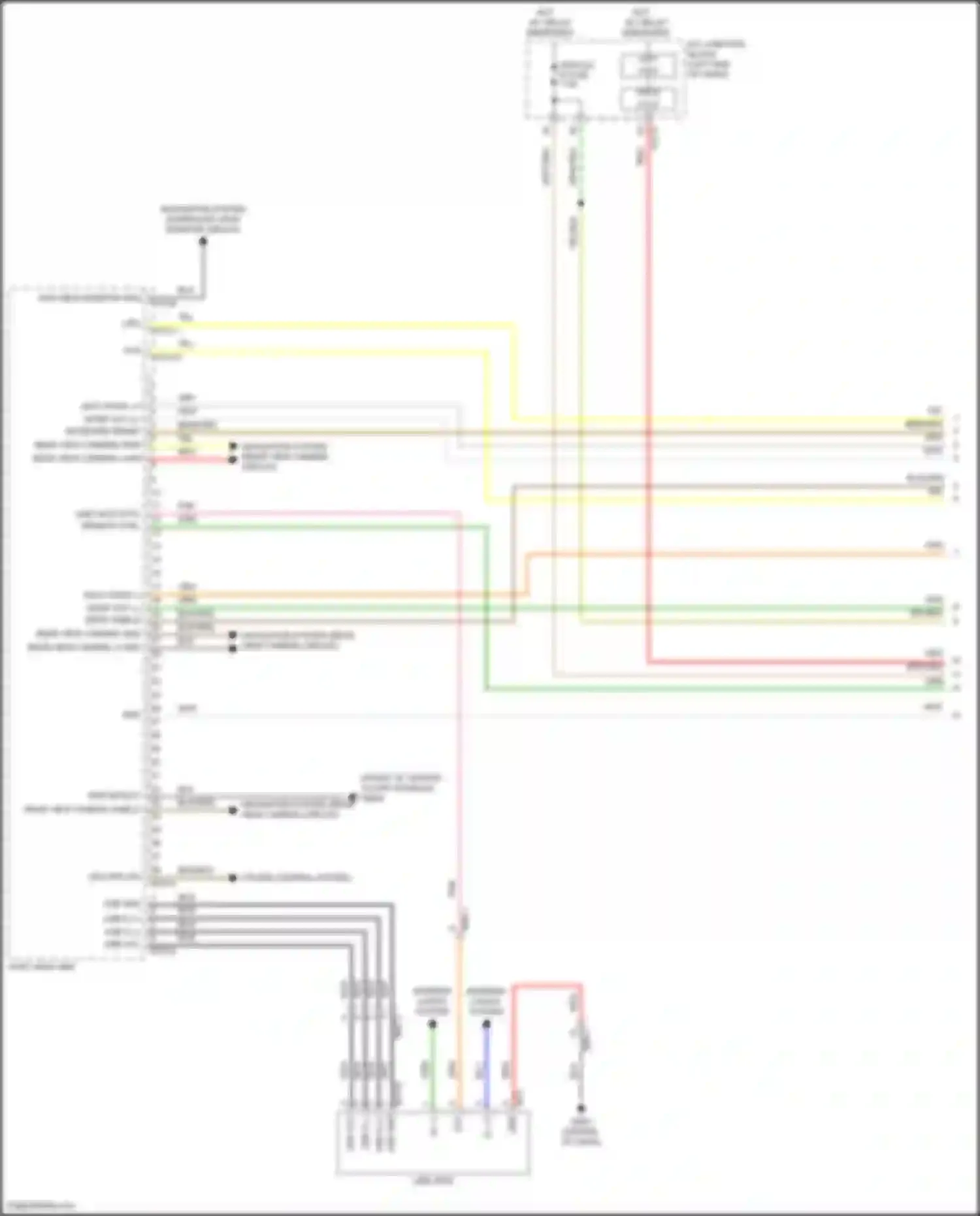 Palisade Hyundai I facelift (2022-2024): Navigation circuit, w/ amplifier (1 of 5)