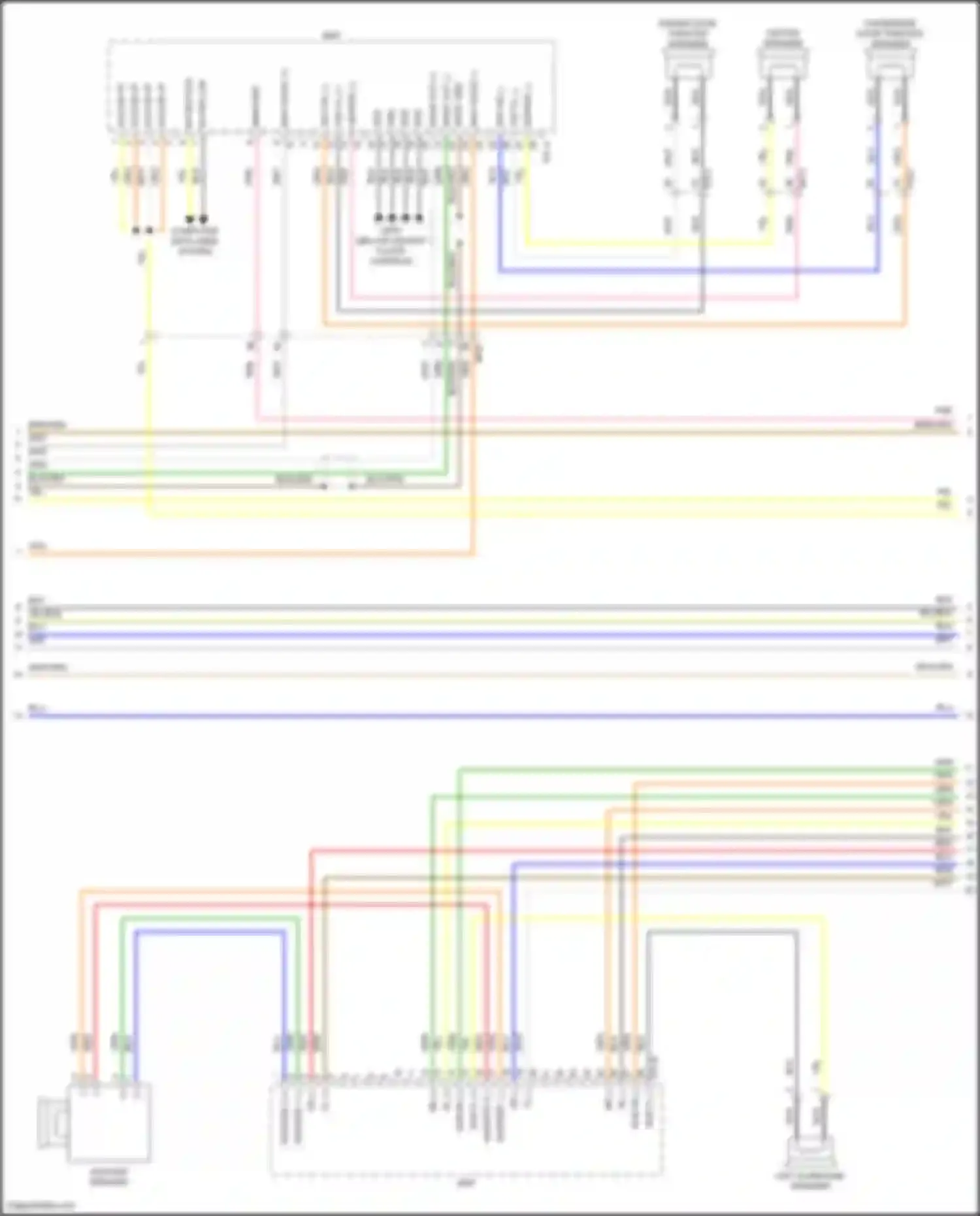 Palisade Hyundai I facelift (2022-2024): Navigation circuit, w/ amplifier (3 of 5)