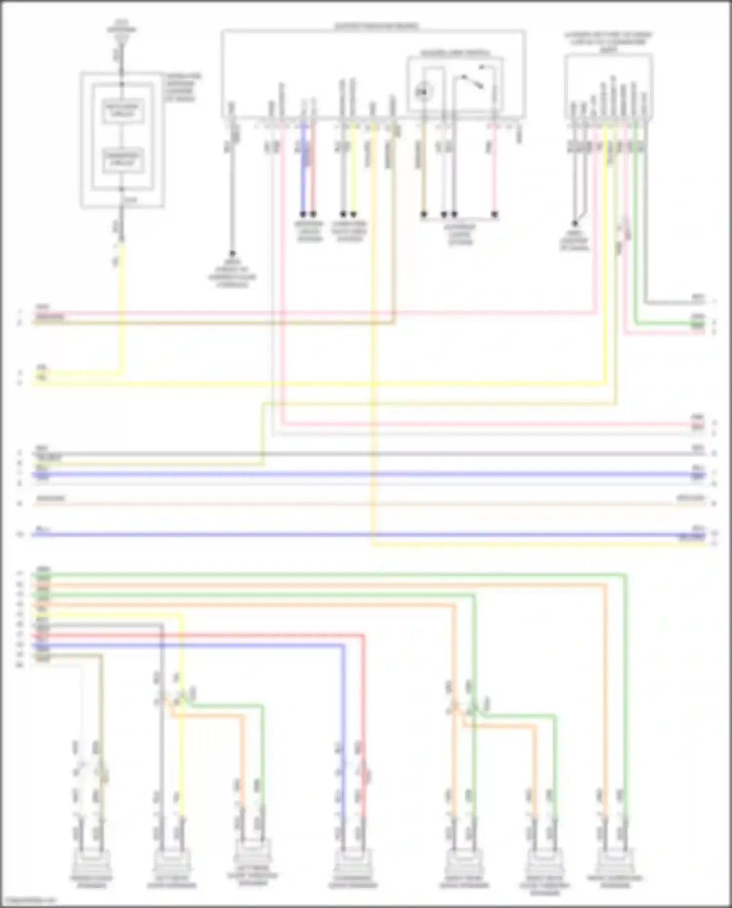 Palisade Hyundai I facelift (2022-2024): Navigation circuit, w/ amplifier (4 of 5)