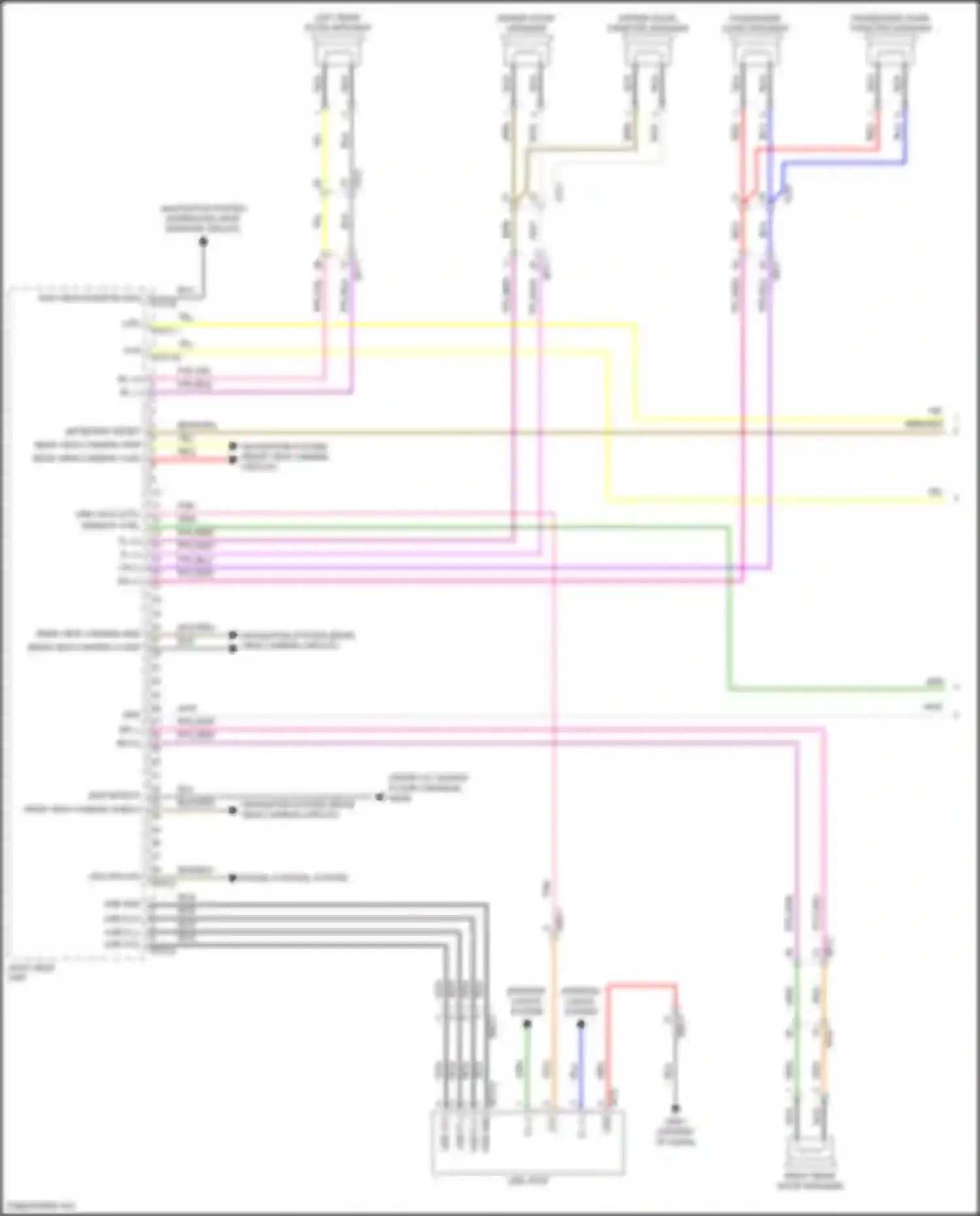 Palisade Hyundai I facelift (2022-2024): Navigation circuit, w/o amplifier (1 of 4)