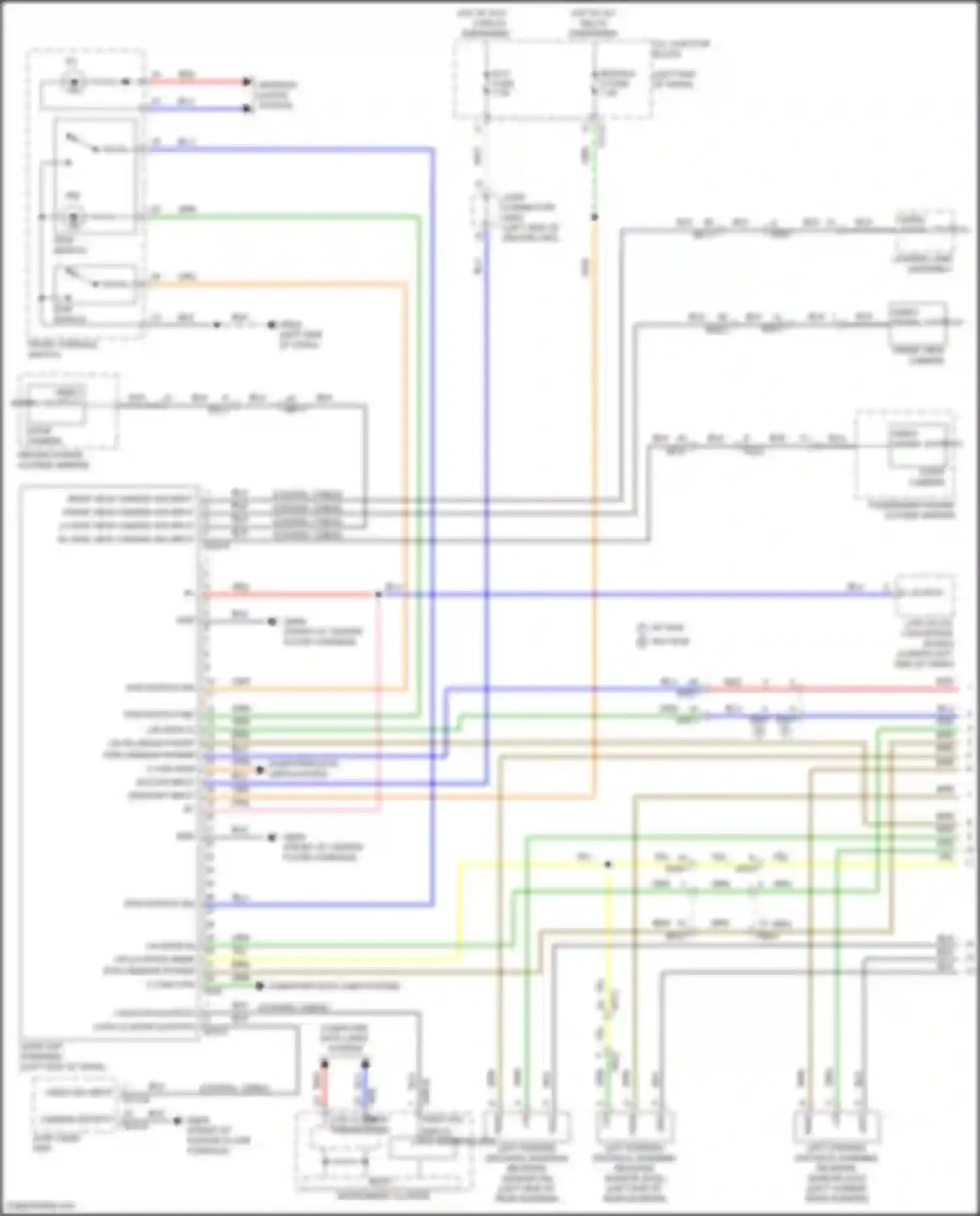 Palisade Hyundai I facelift (2022-2024): Parking assistant circuit, w/ adas (1 of 2)