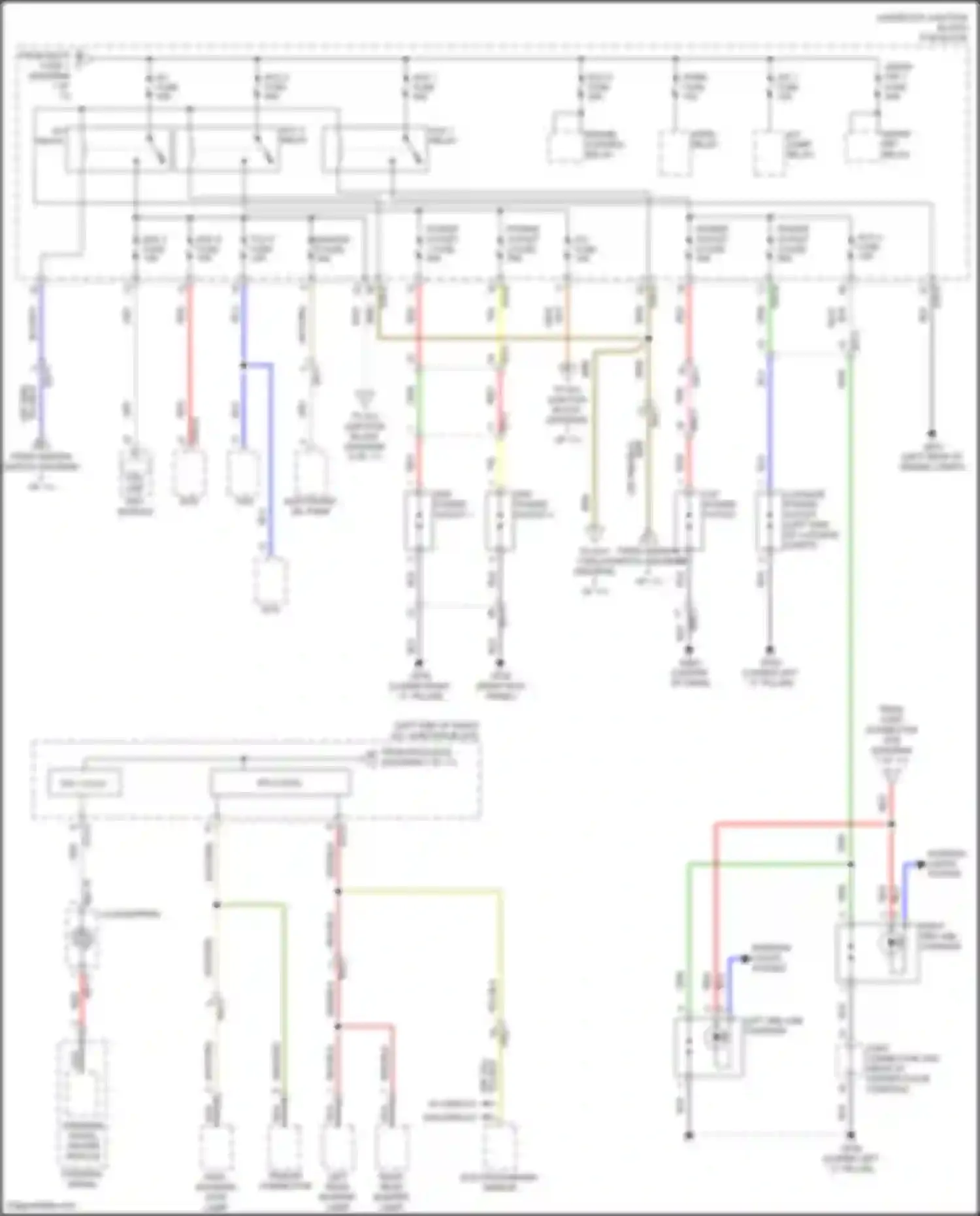 Palisade Hyundai I facelift (2022-2024): Power distribution circuit (2 of 11)