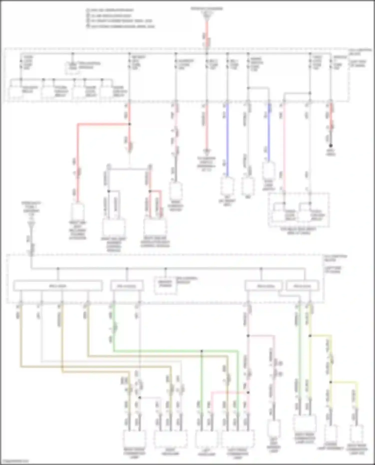 Palisade Hyundai I facelift (2022-2024): Power distribution circuit (5 of 11)