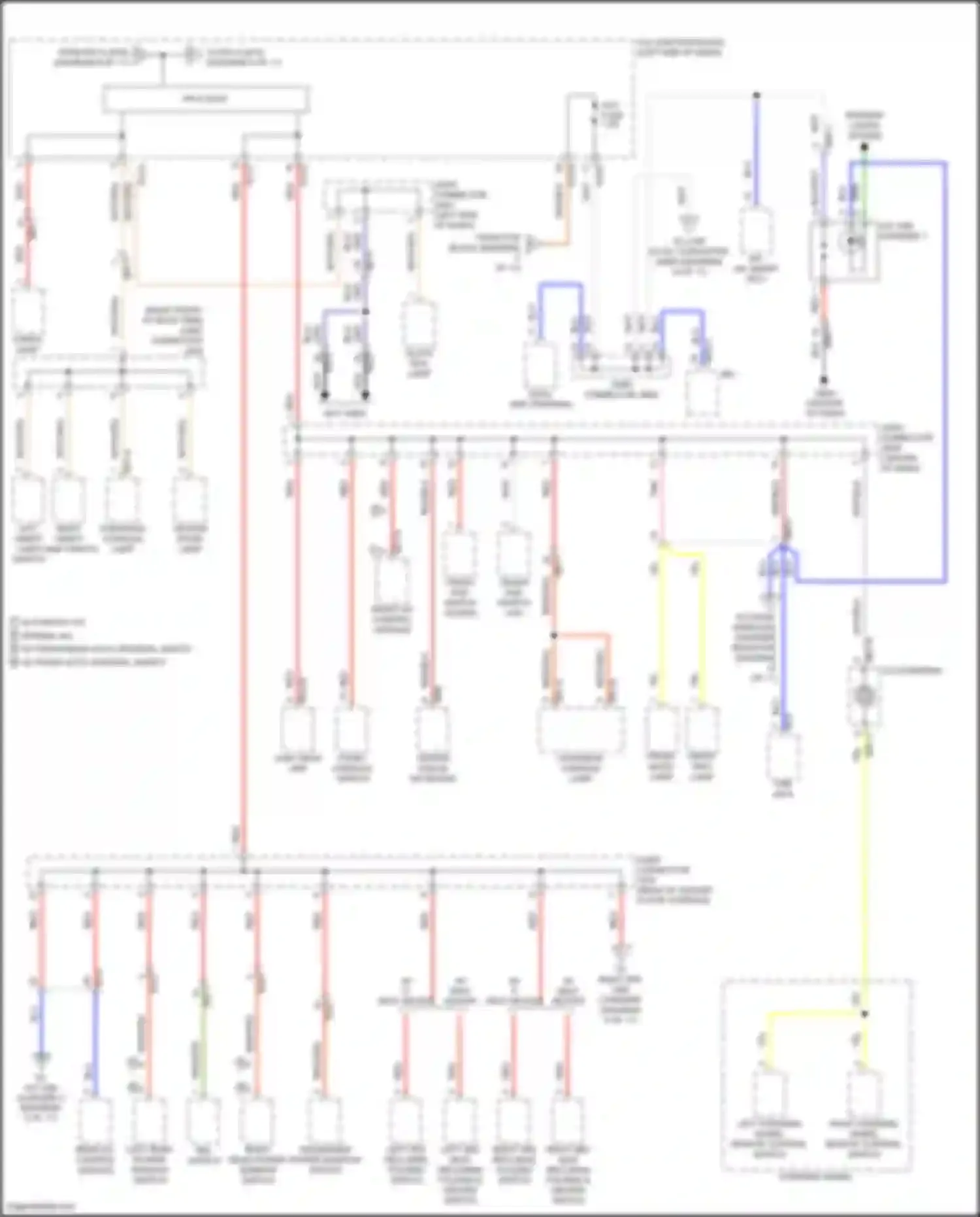 Palisade Hyundai I facelift (2022-2024): Power distribution circuit (7 of 11)