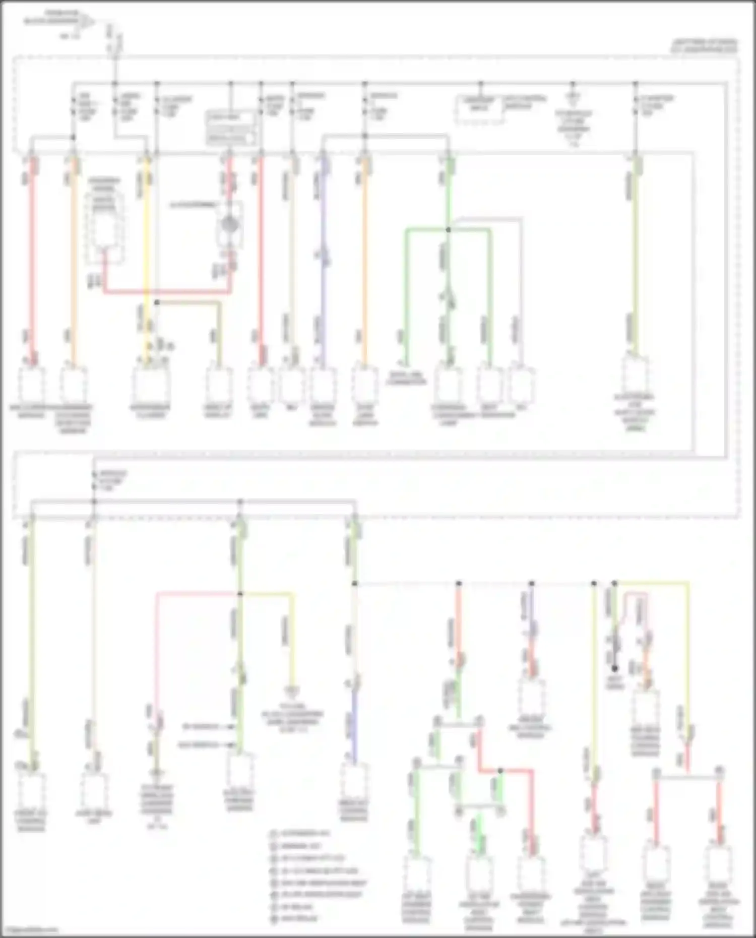 Palisade Hyundai I facelift (2022-2024): Power distribution circuit (9 of 11)