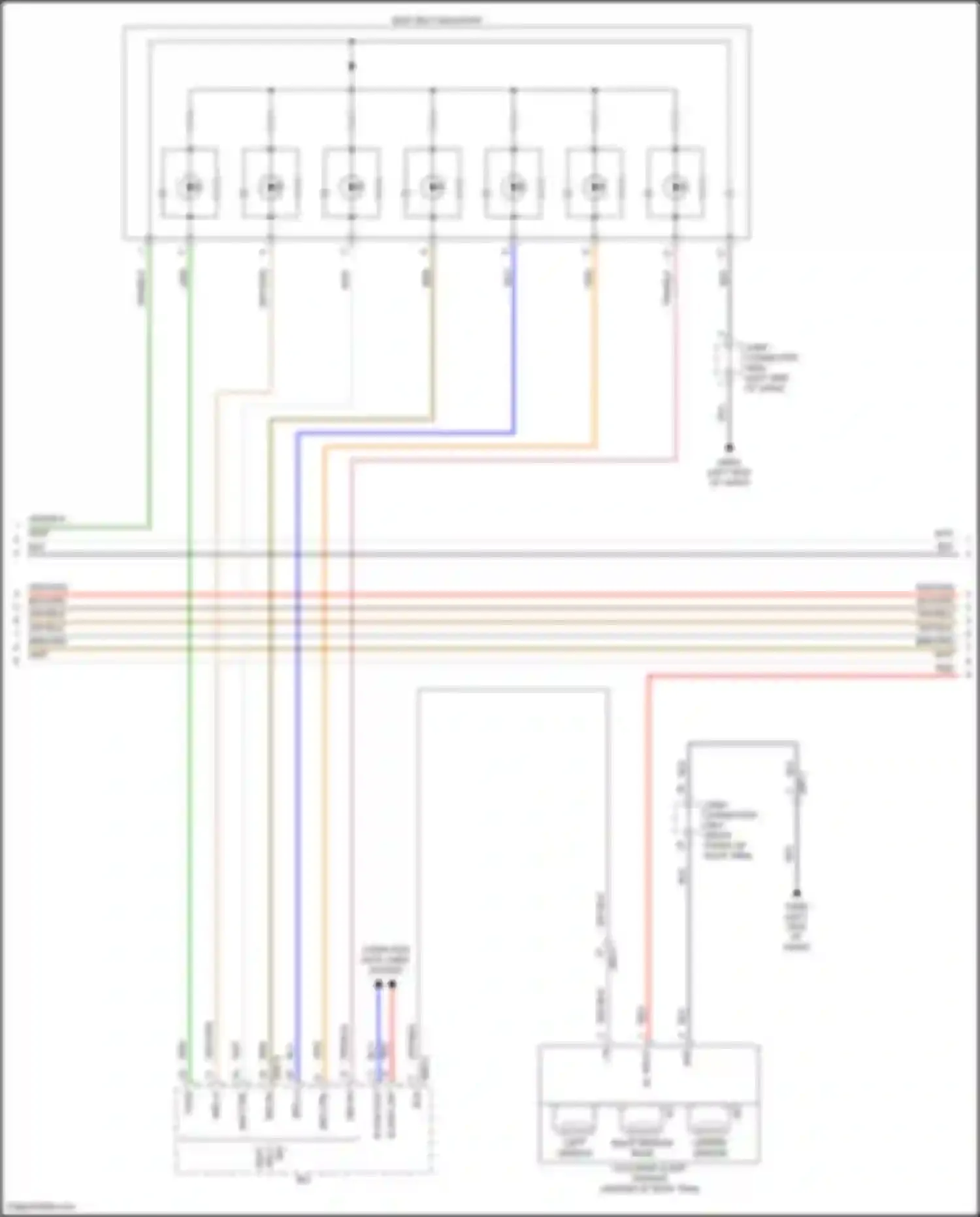 Palisade Hyundai I facelift (2022-2024): Supplemental restraints circuit (3 of 5)