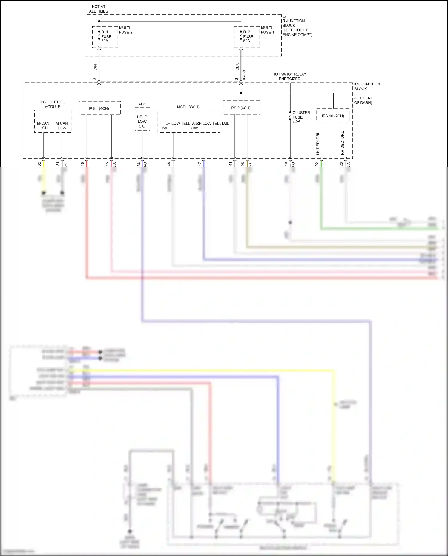 Wiring diagram computer data lines system for Hyundai Palisade I facelift (2022-2024) (31 of 104)