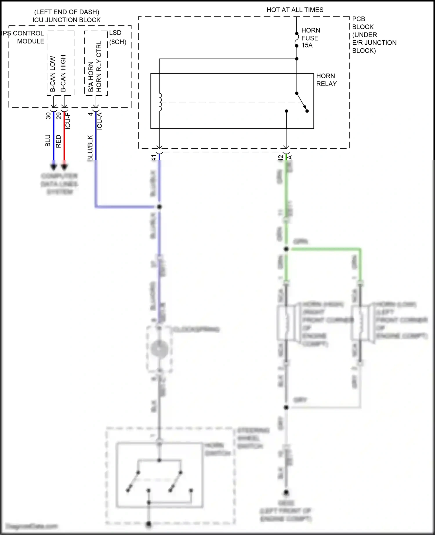 Wiring diagram computer data lines system for Hyundai Palisade I facelift (2022-2024) (92 of 104)
