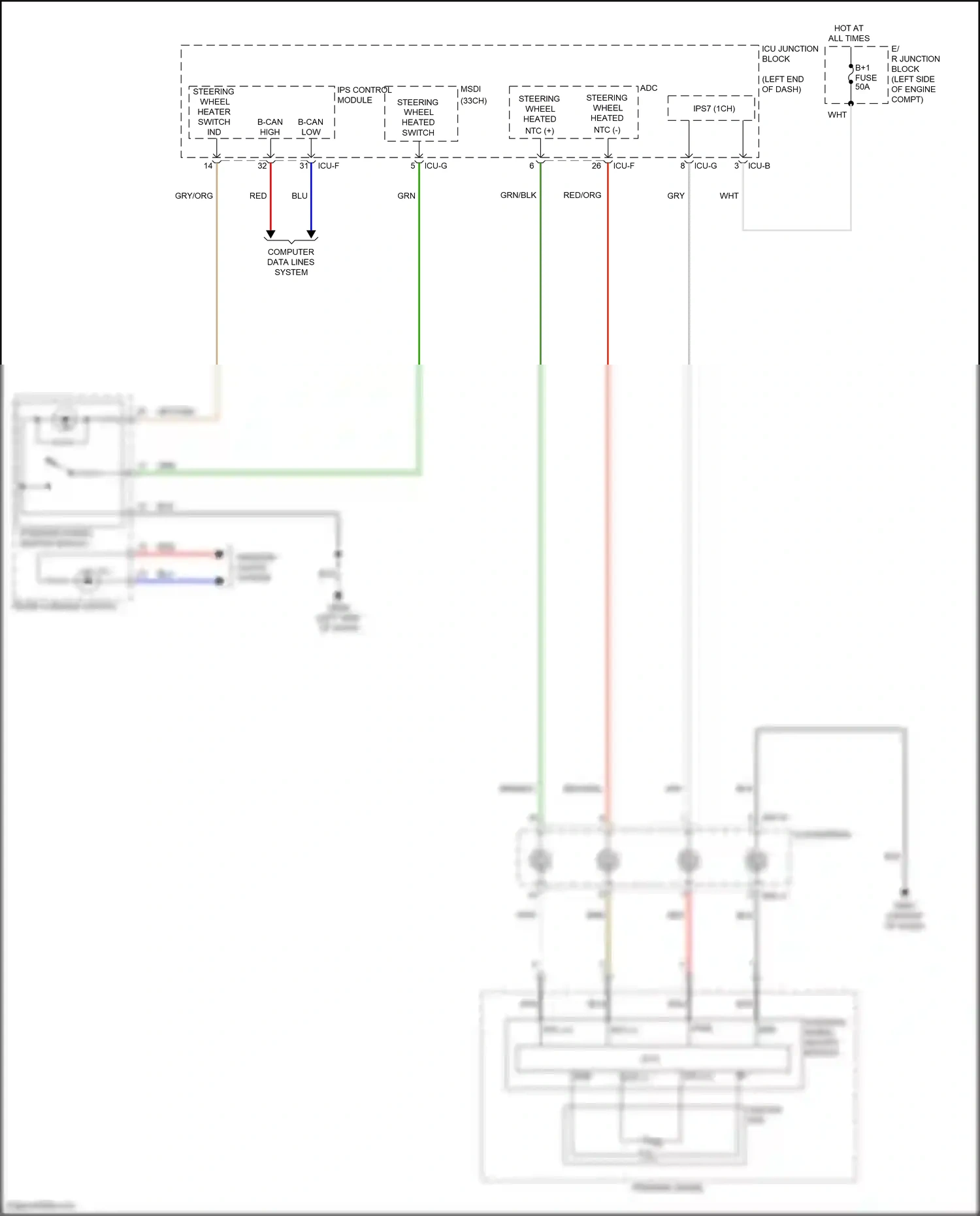 Wiring diagram computer data lines system for Hyundai Palisade I facelift (2022-2024) (6 of 104)