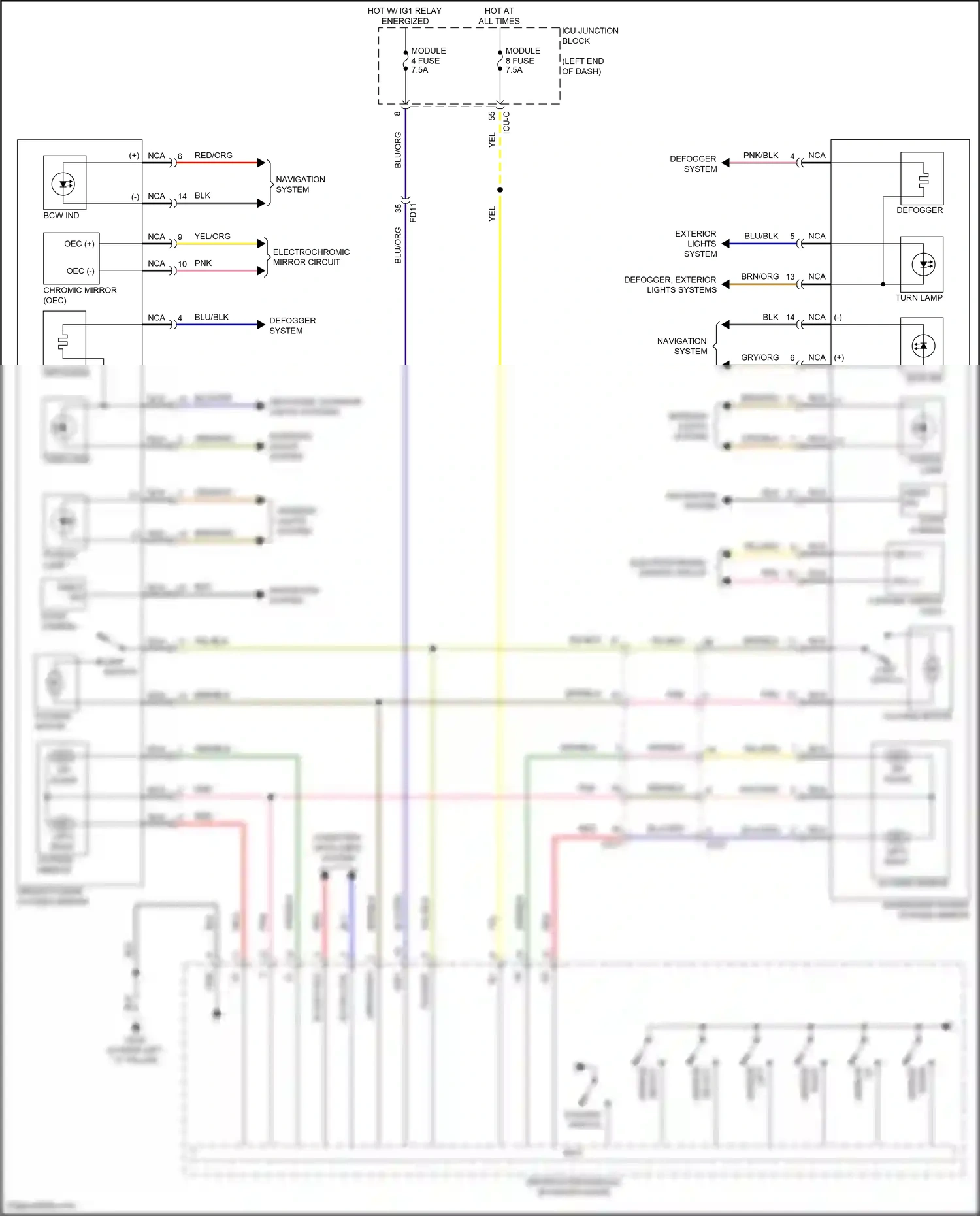 Wiring diagram computer data lines system for Hyundai Palisade I facelift (2022-2024) (25 of 104)
