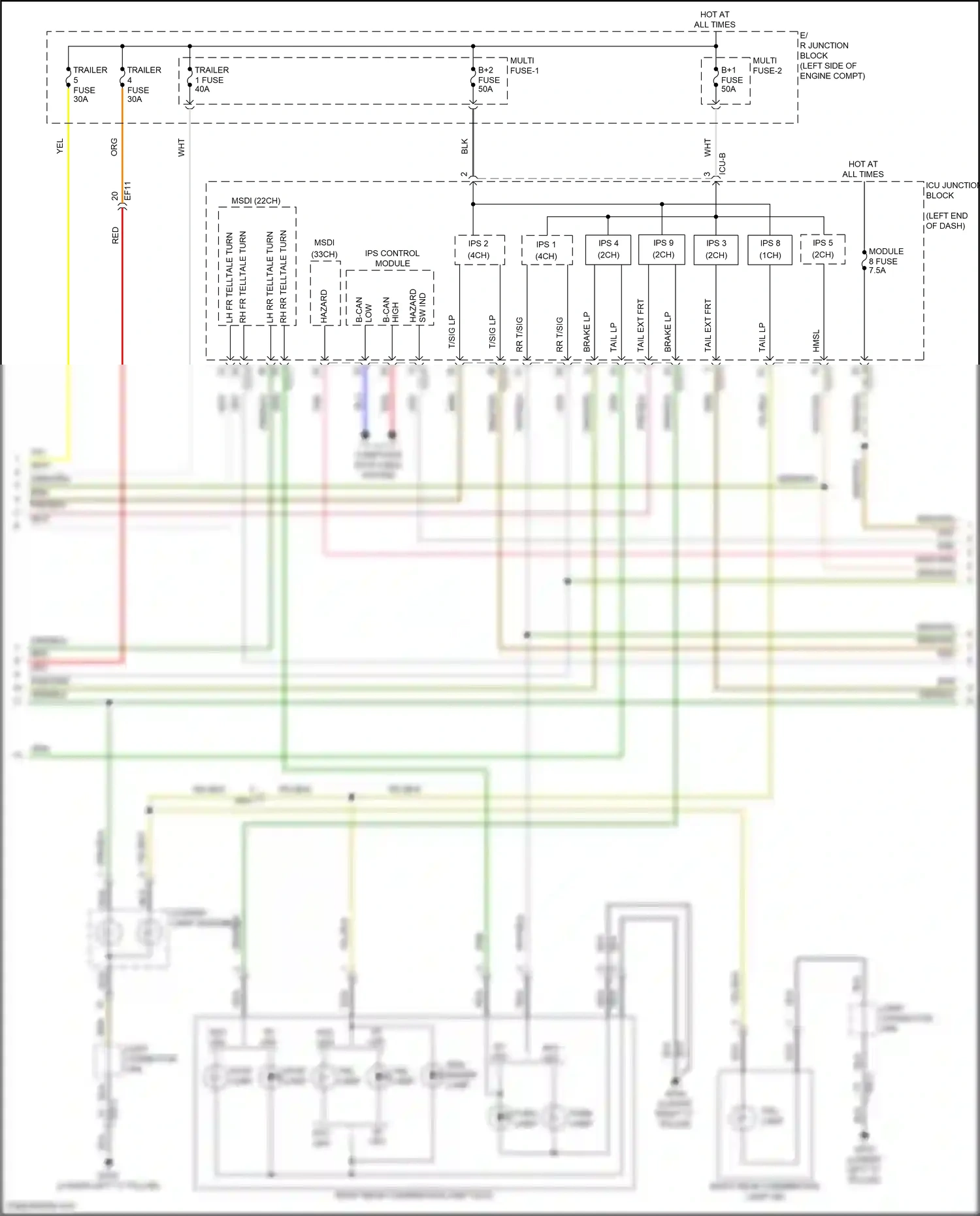 Wiring diagram computer data lines system for Hyundai Palisade I facelift (2022-2024) (91 of 104)