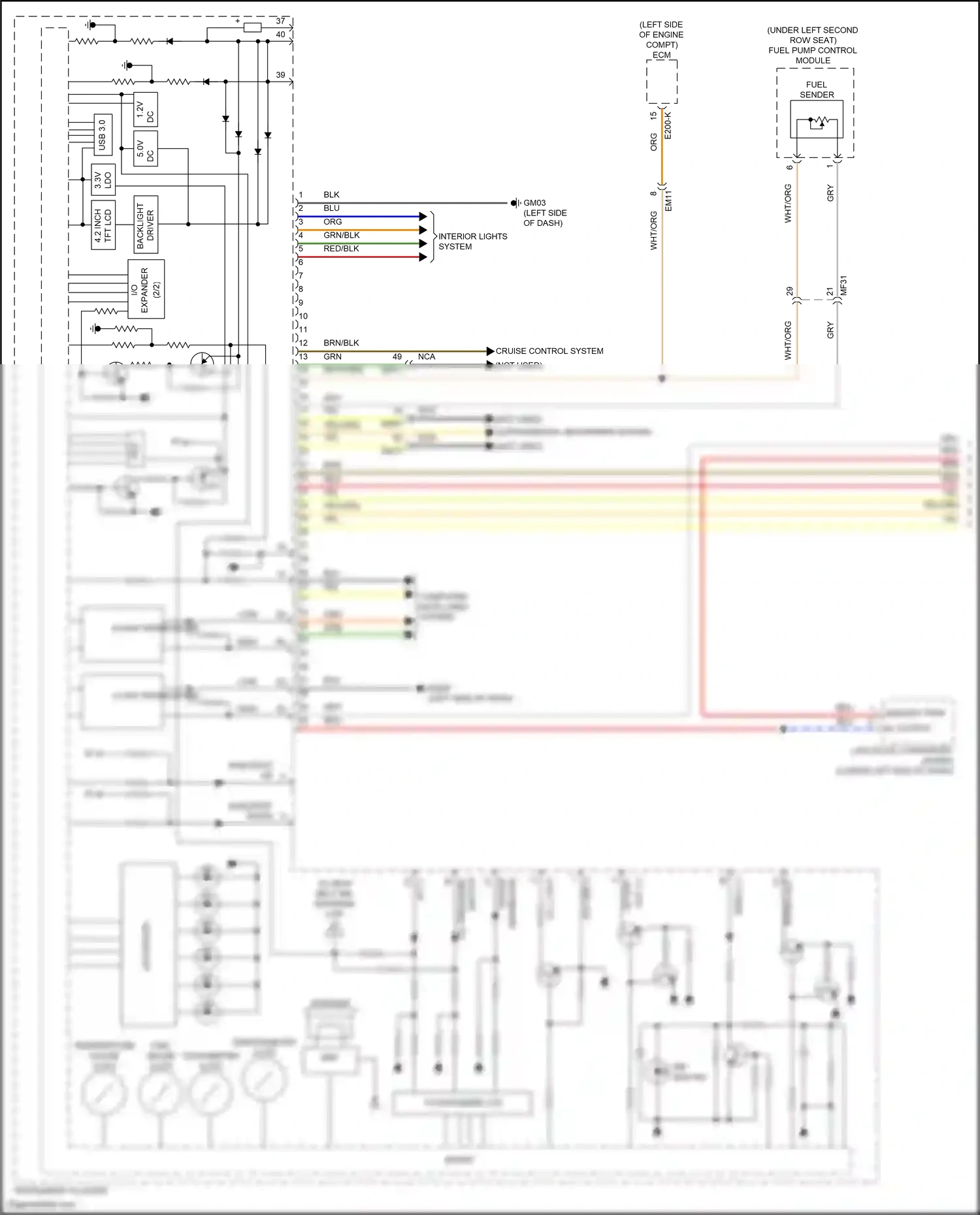 Wiring diagram computer data lines system for Hyundai Palisade I facelift (2022-2024) (74 of 104)