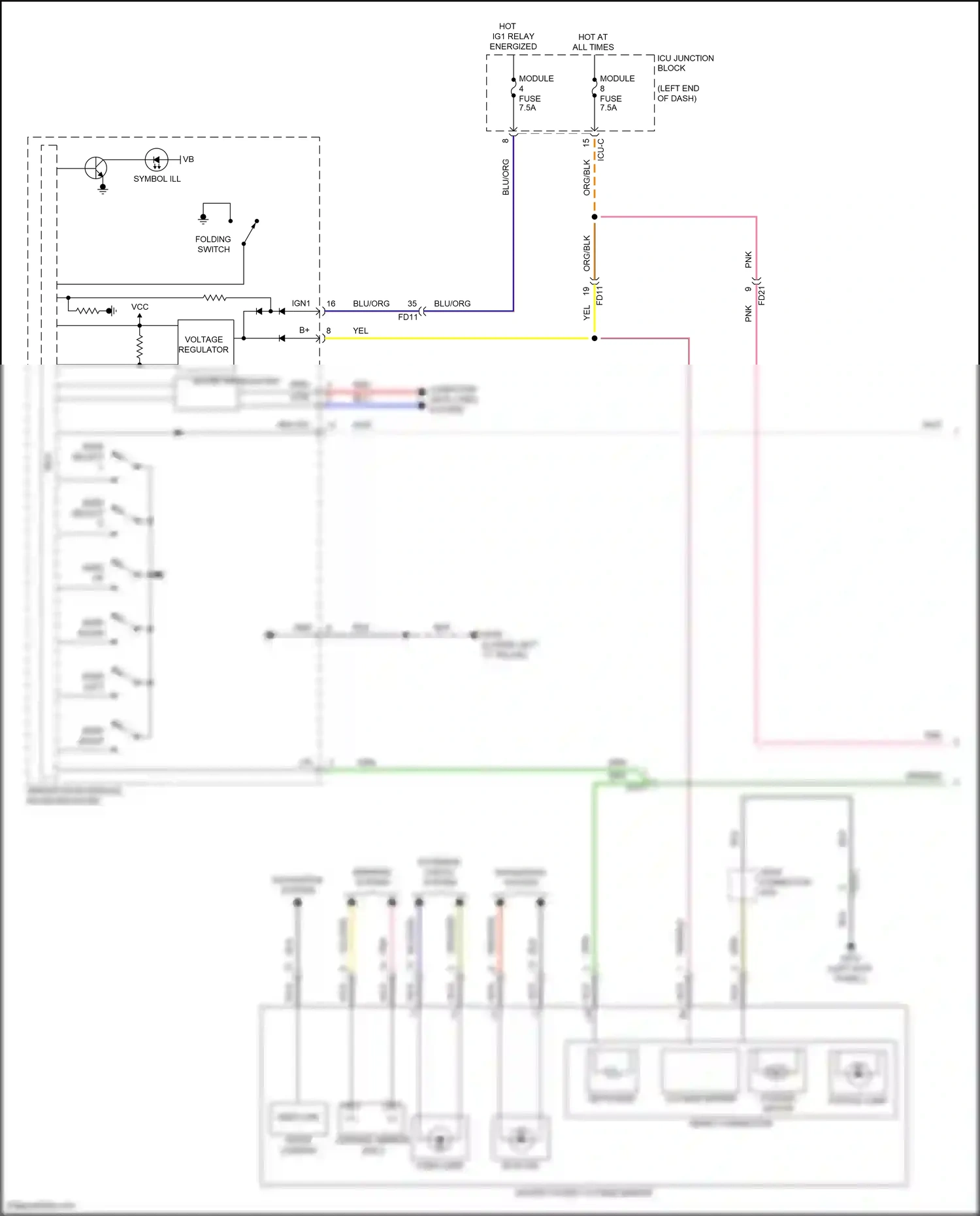 Wiring diagram computer data lines system for Hyundai Palisade I facelift (2022-2024) (69 of 104)