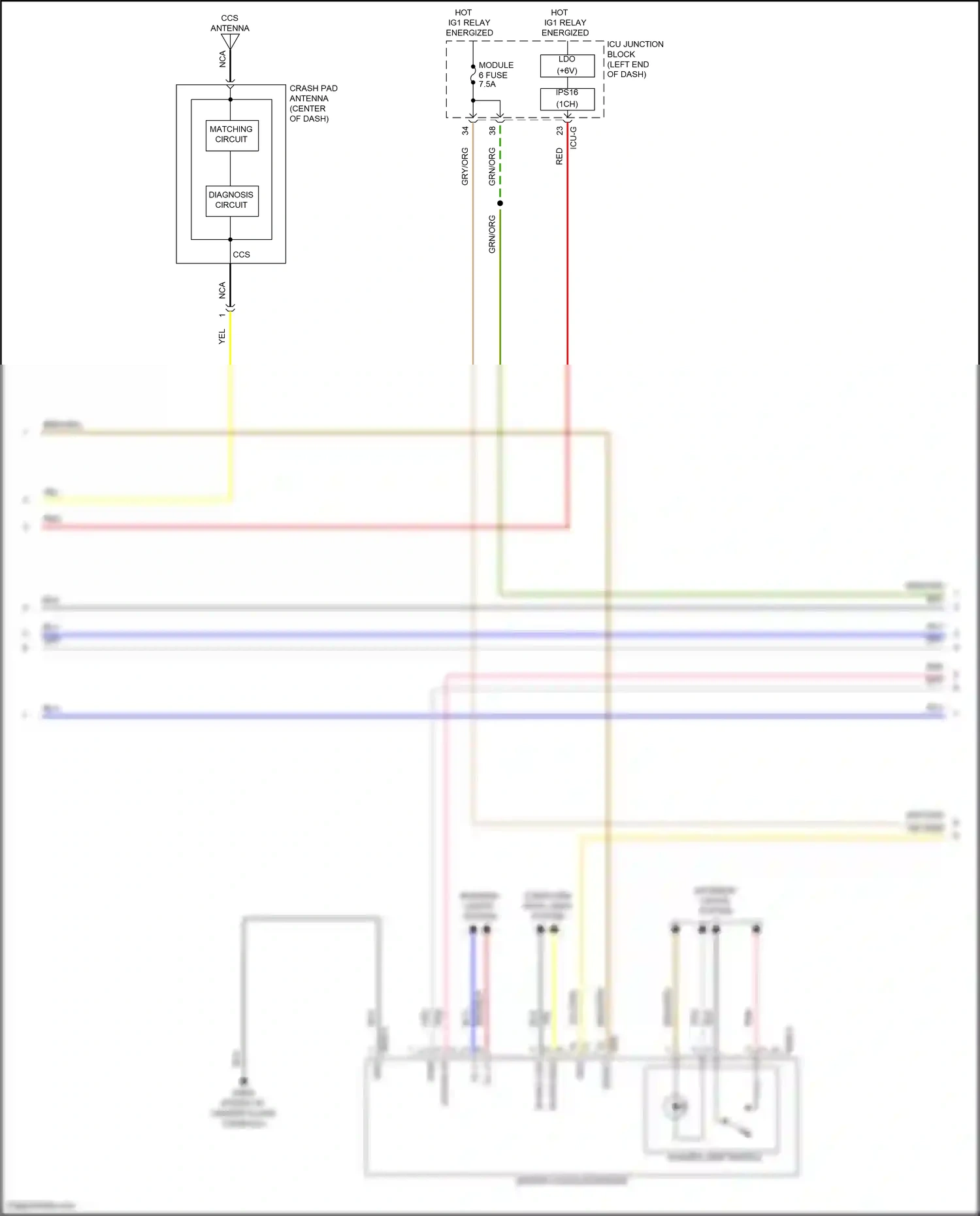 Wiring diagram computer data lines system for Hyundai Palisade I facelift (2022-2024) (47 of 104)