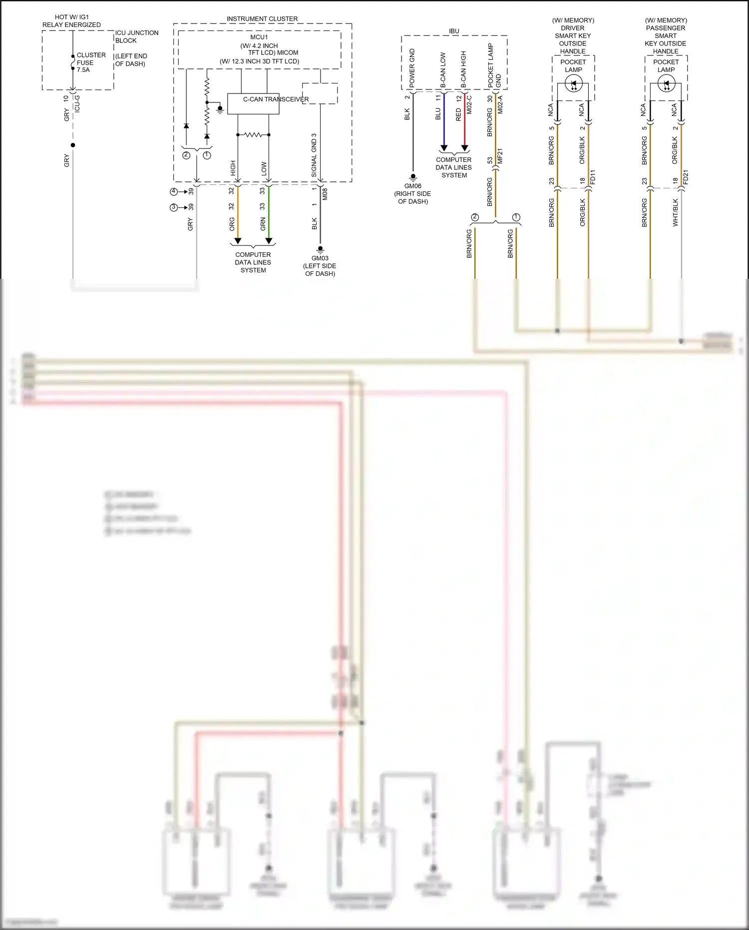 Wiring diagram computer data lines system for Hyundai Palisade I facelift (2022-2024) (54 of 104)
