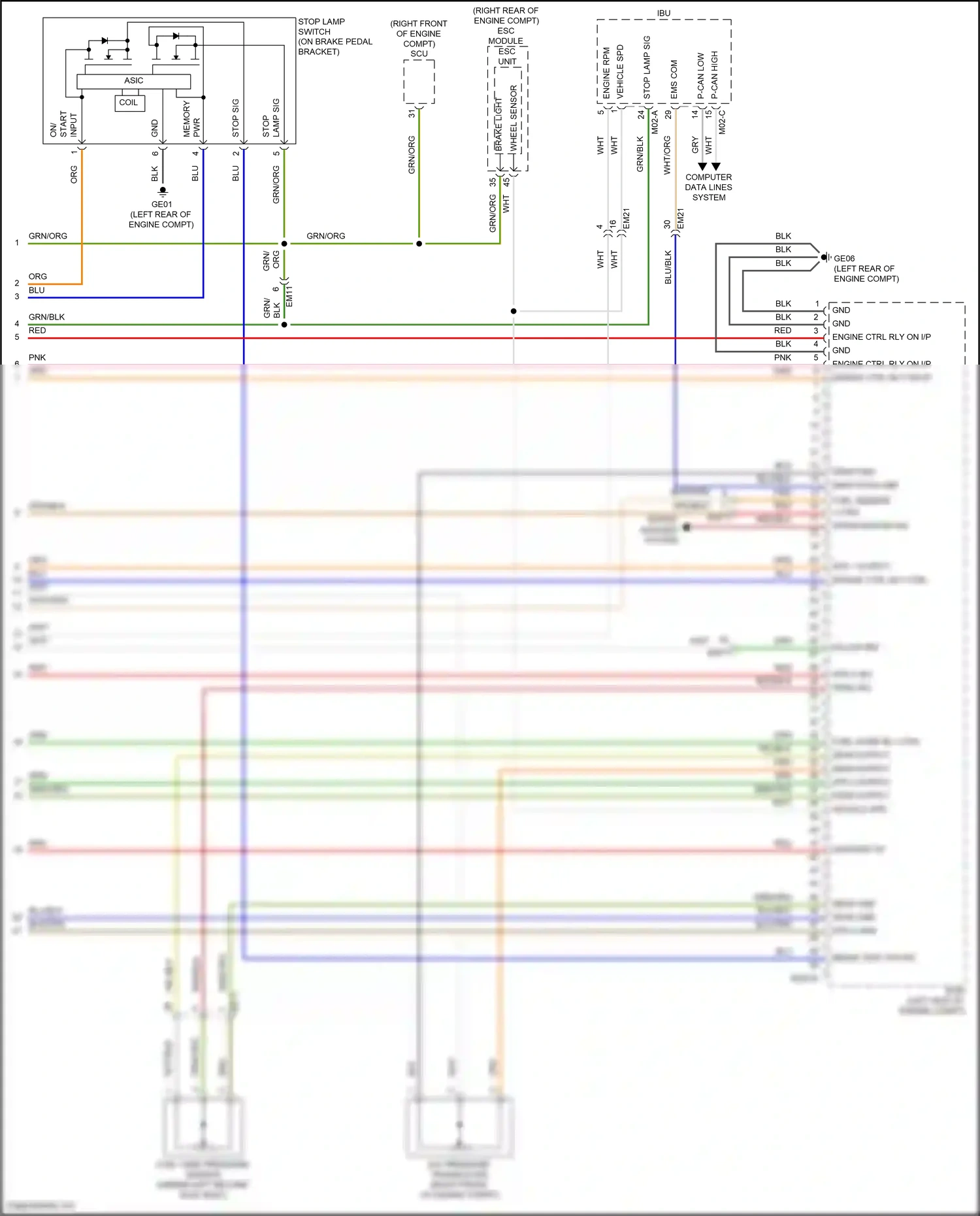 Wiring diagram computer data lines system for Hyundai Palisade I facelift (2022-2024) (104 of 104)
