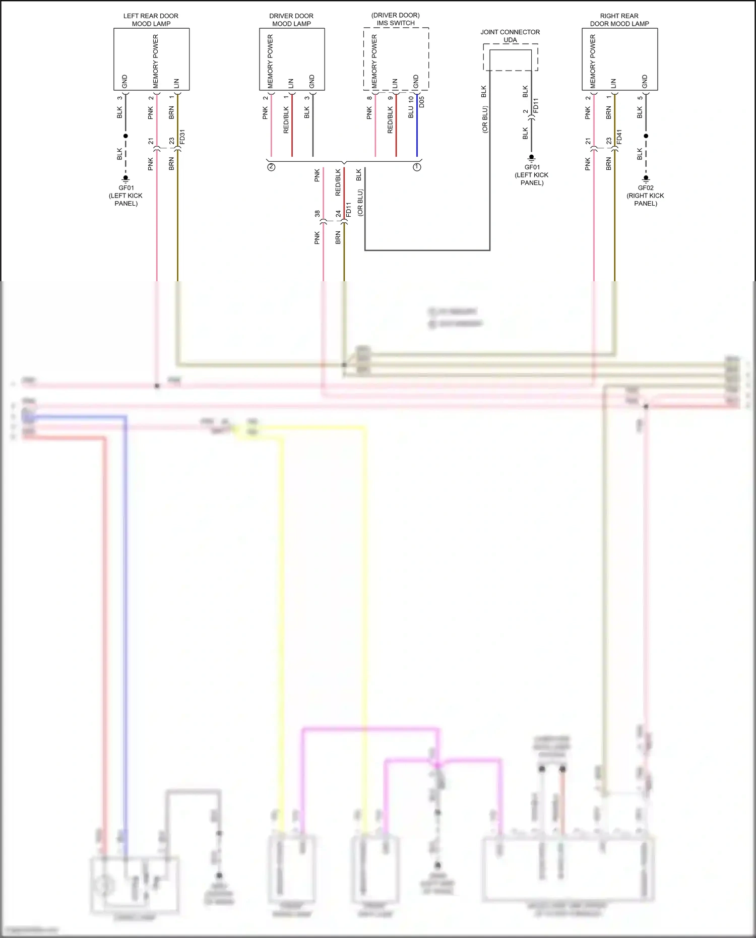 Wiring diagram computer data lines system for Hyundai Palisade I facelift (2022-2024) (53 of 104)