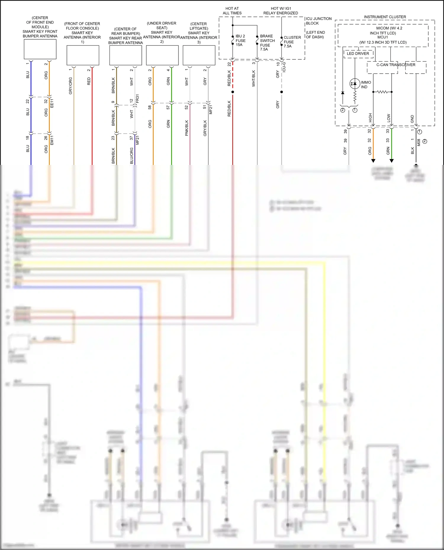 Wiring diagram computer data lines system for Hyundai Palisade I facelift (2022-2024) (24 of 104)