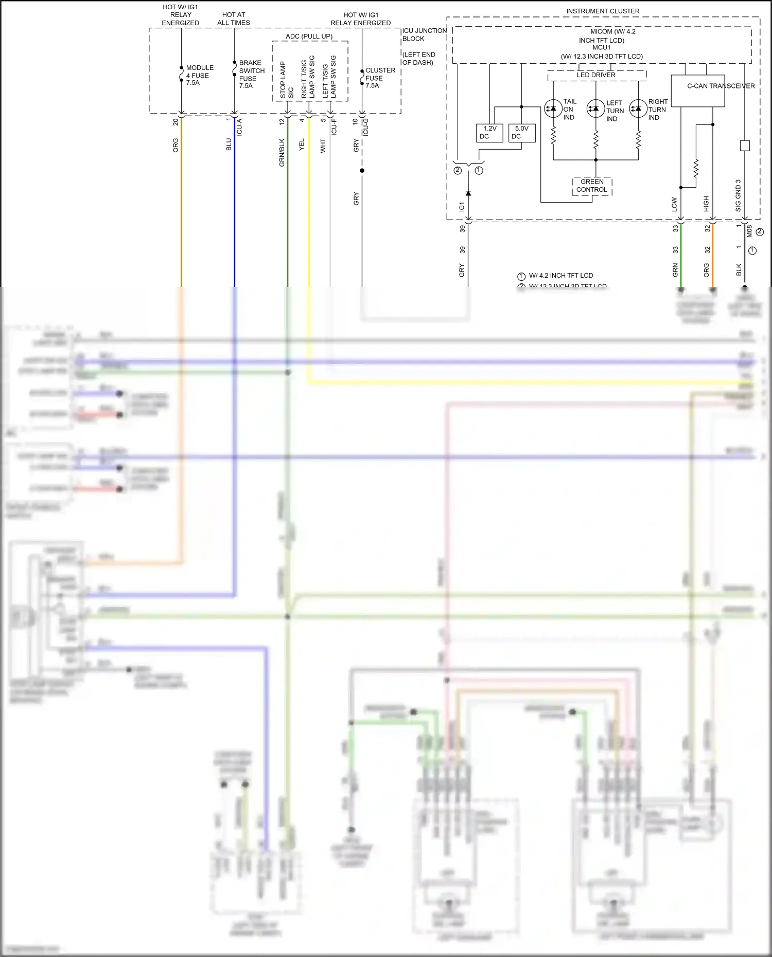 Wiring diagram computer data lines system for Hyundai Palisade I facelift (2022-2024) (84 of 104)