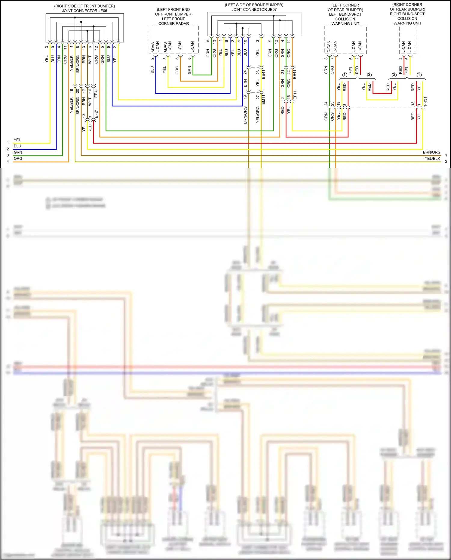 Wiring diagram driver ims control module for Hyundai Palisade I facelift (2022-2024) (1 of 5)