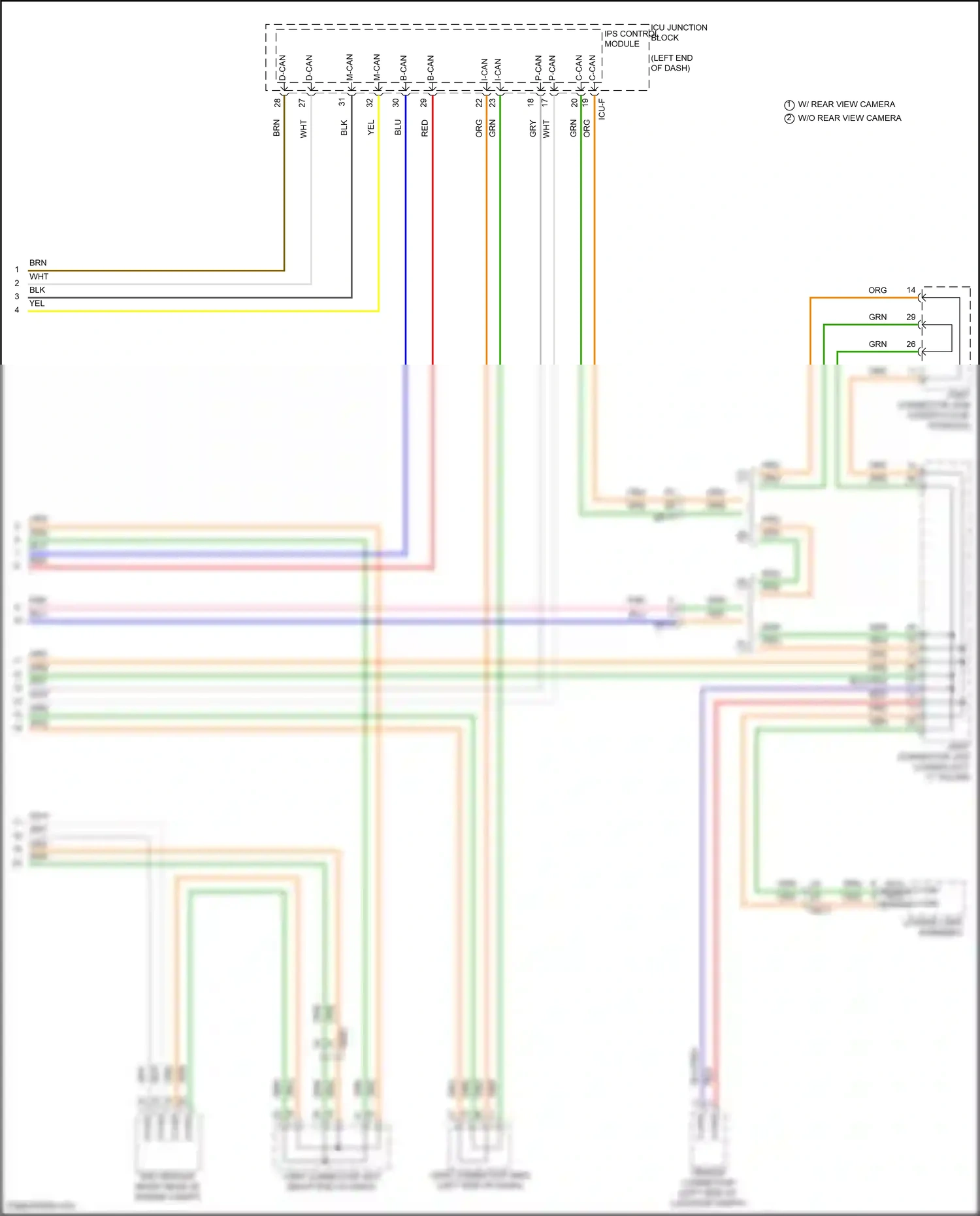 Wiring diagram ips control module for Hyundai Palisade I facelift (2022-2024) (3 of 39)