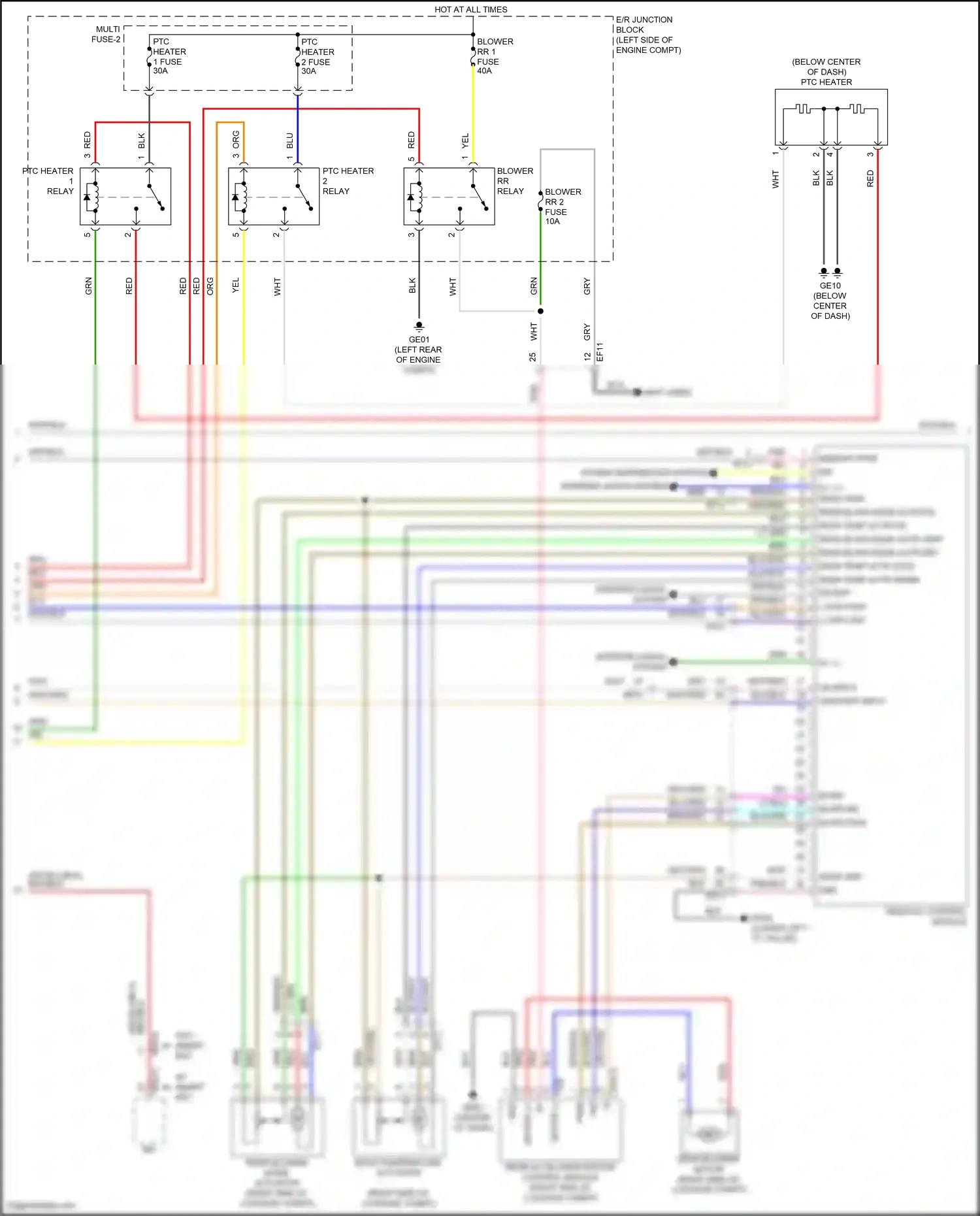 Wiring diagram on/start input for Hyundai Palisade I facelift (2022-2024) (22 of 40)
