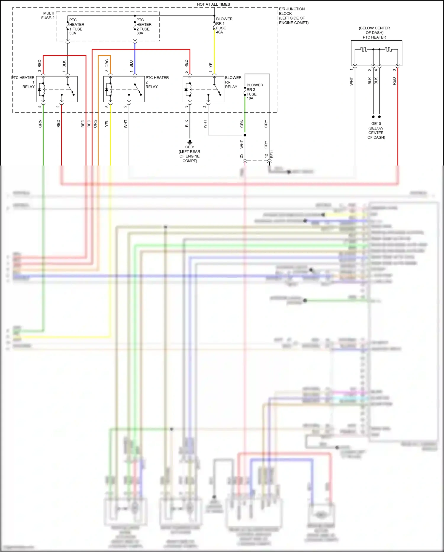 Wiring diagram on/start input for Hyundai Palisade I facelift (2022-2024) (28 of 40)