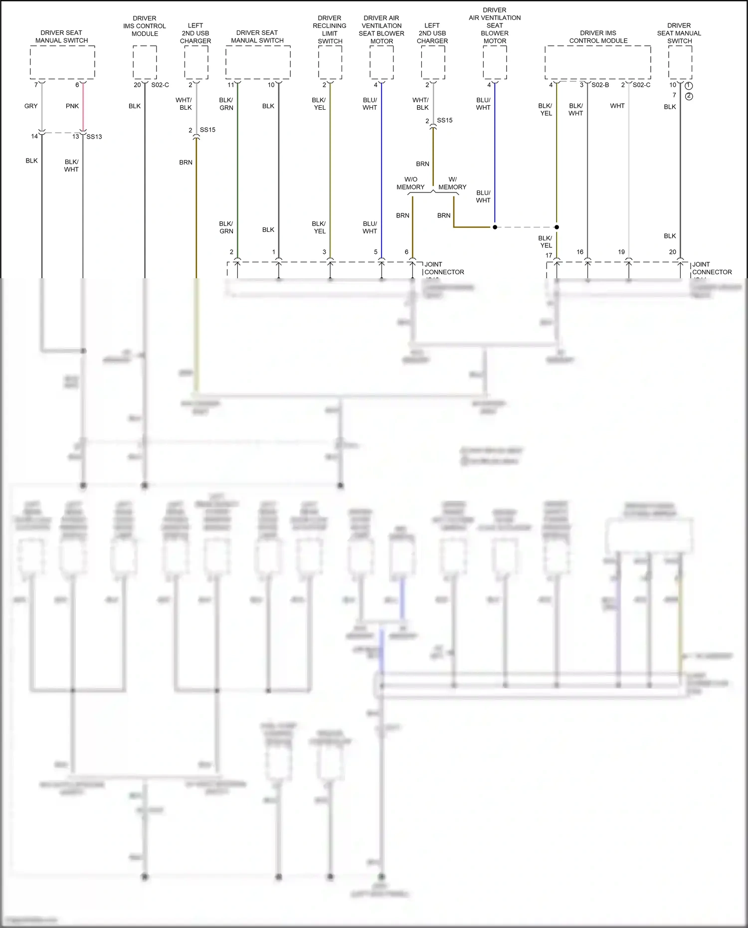 Wiring diagram trailer controller for Hyundai Palisade I facelift (2022-2024) (2 of 3)